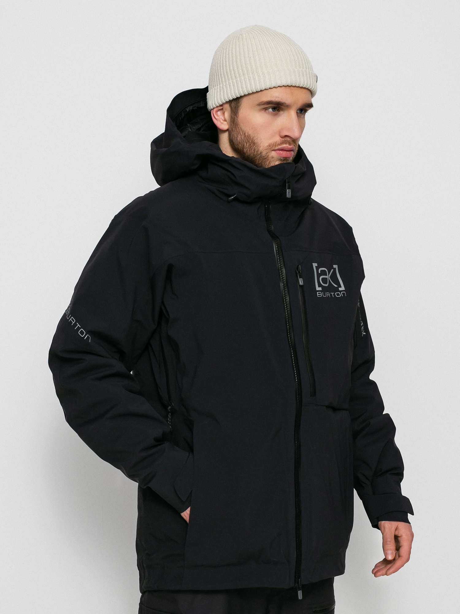 Férfi Burton Ak Gore Tex Helitack Stretch Snowboard dzseki (true black)