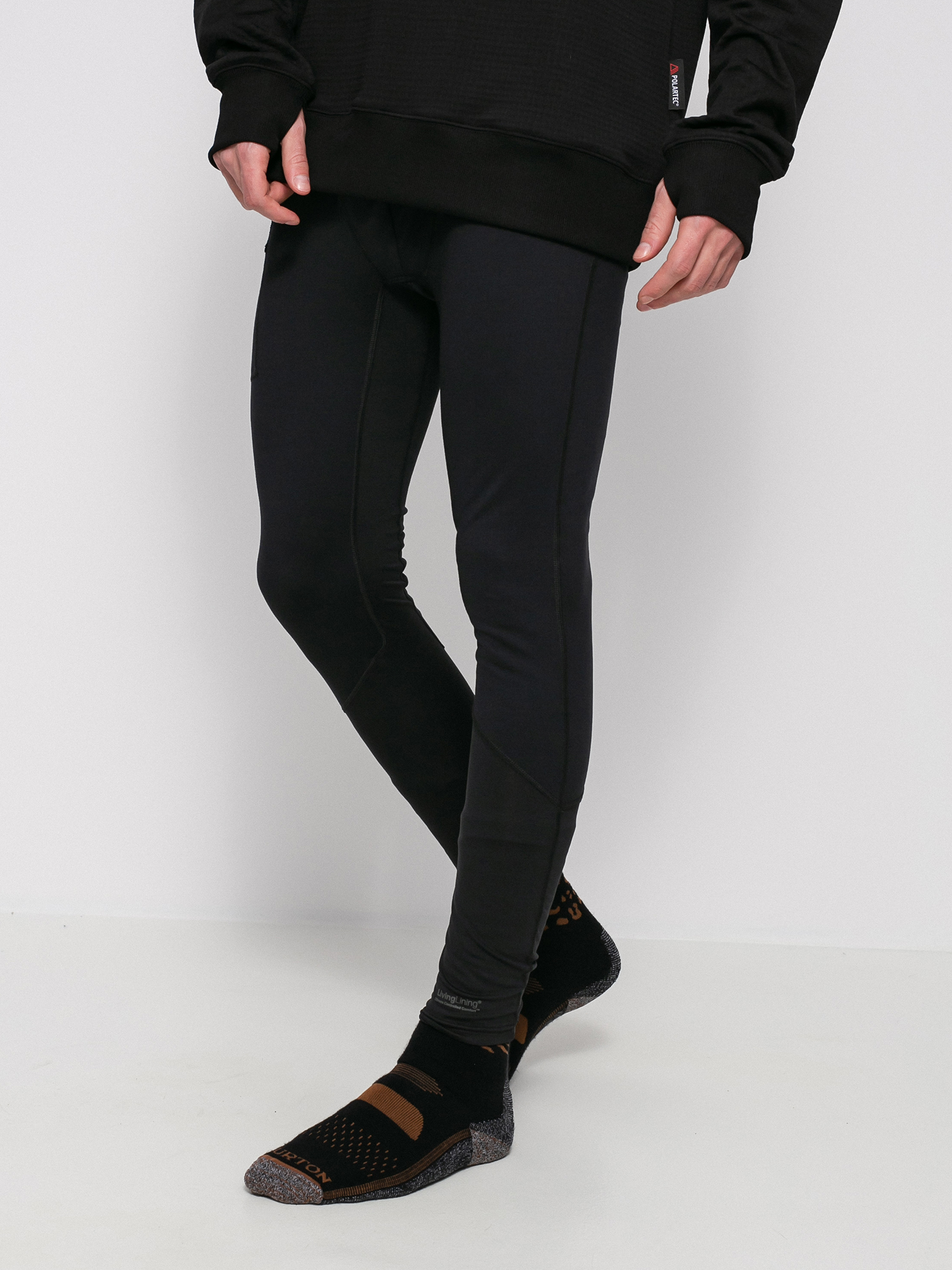 Férfi Burton Midweight X Base Layers Thermo leggings (true black)