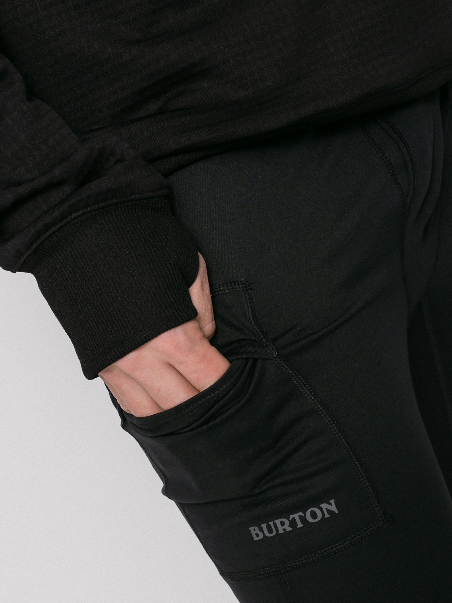 Férfi Burton Midweight X Base Layers Thermo leggings (true black)