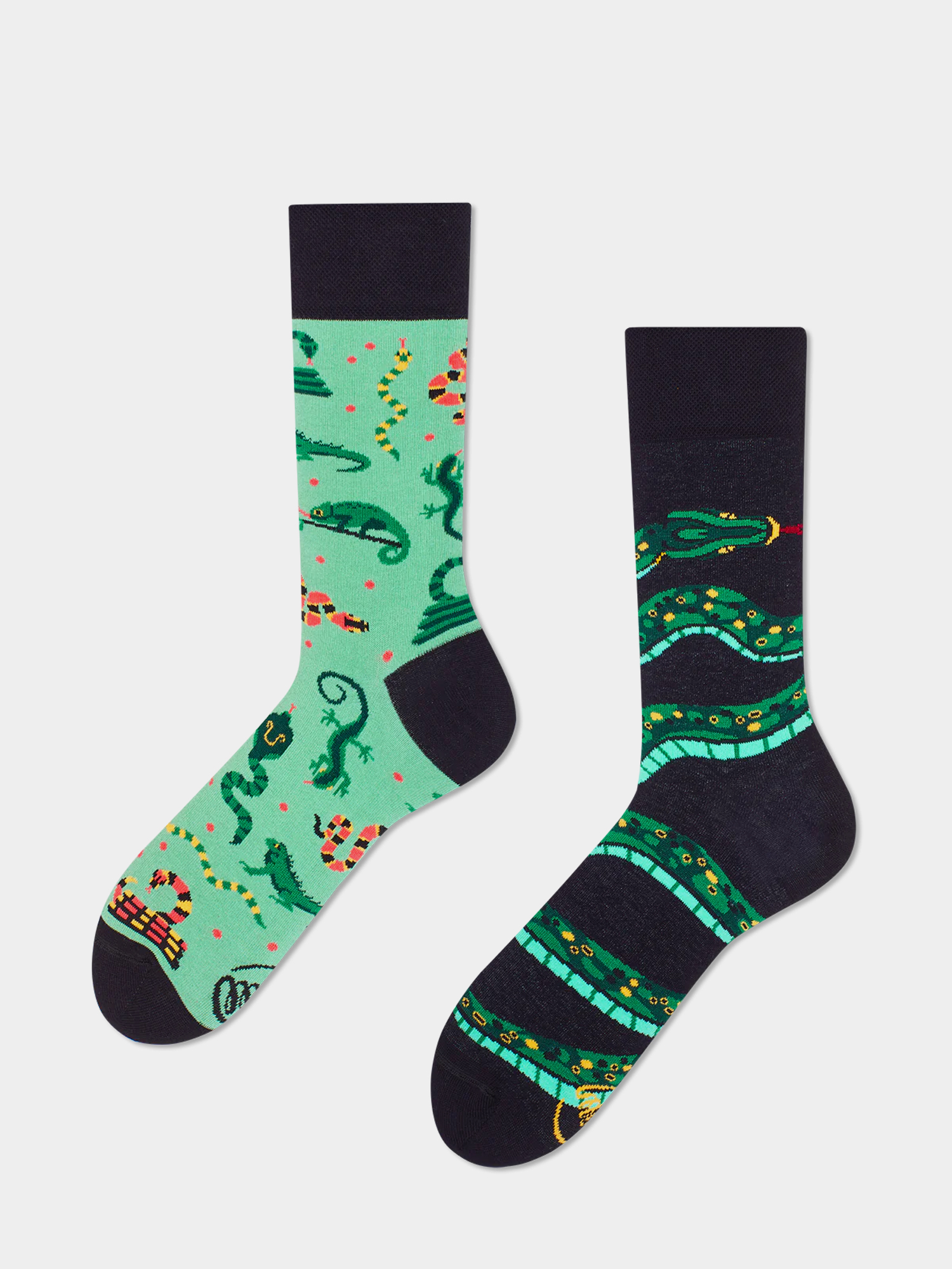 Many Mornings Sneaky Snake Zokni (green/black)