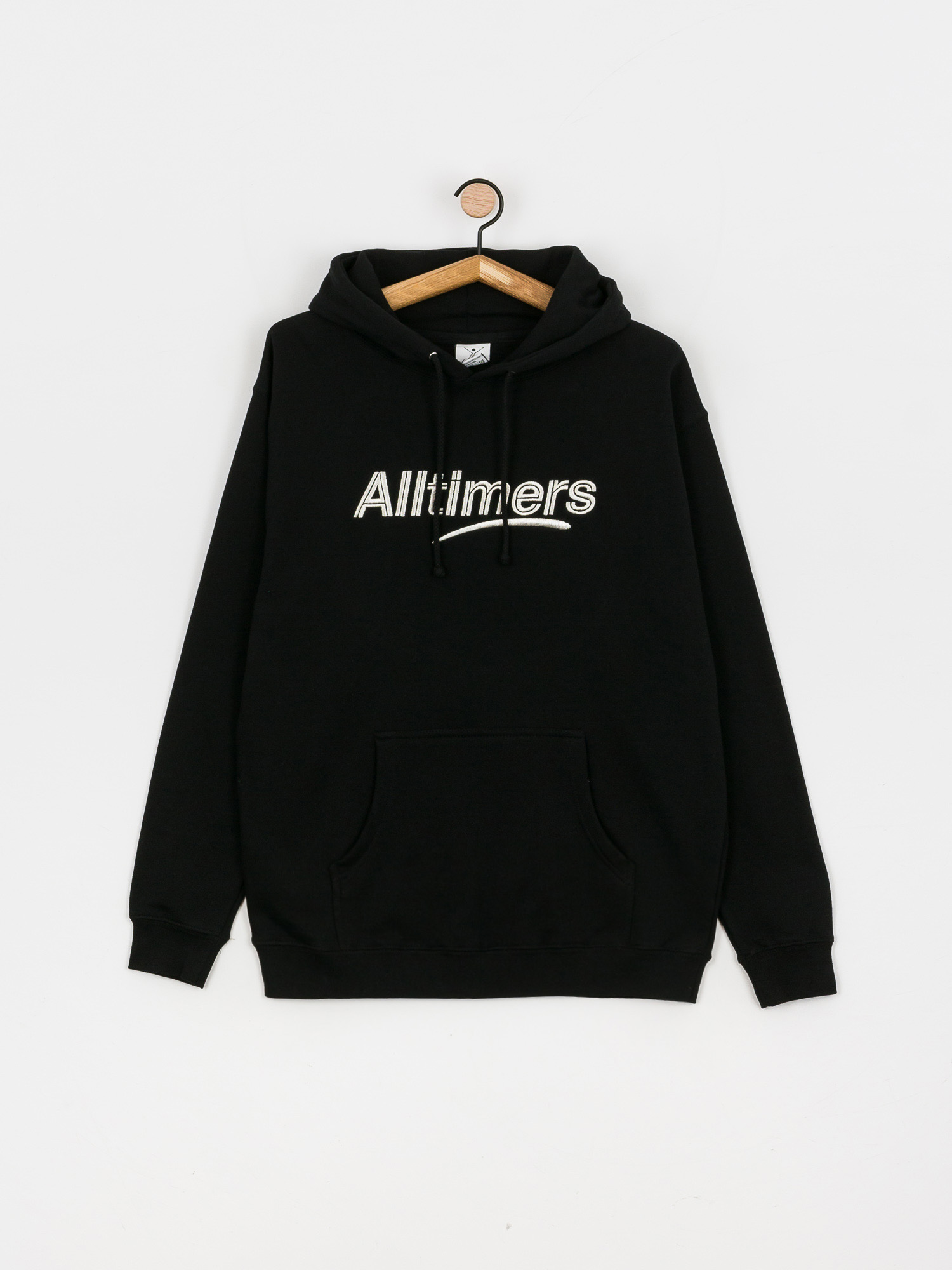 Alltimers Estate Embroidered HD Kapucnis pulóver (black/silver)