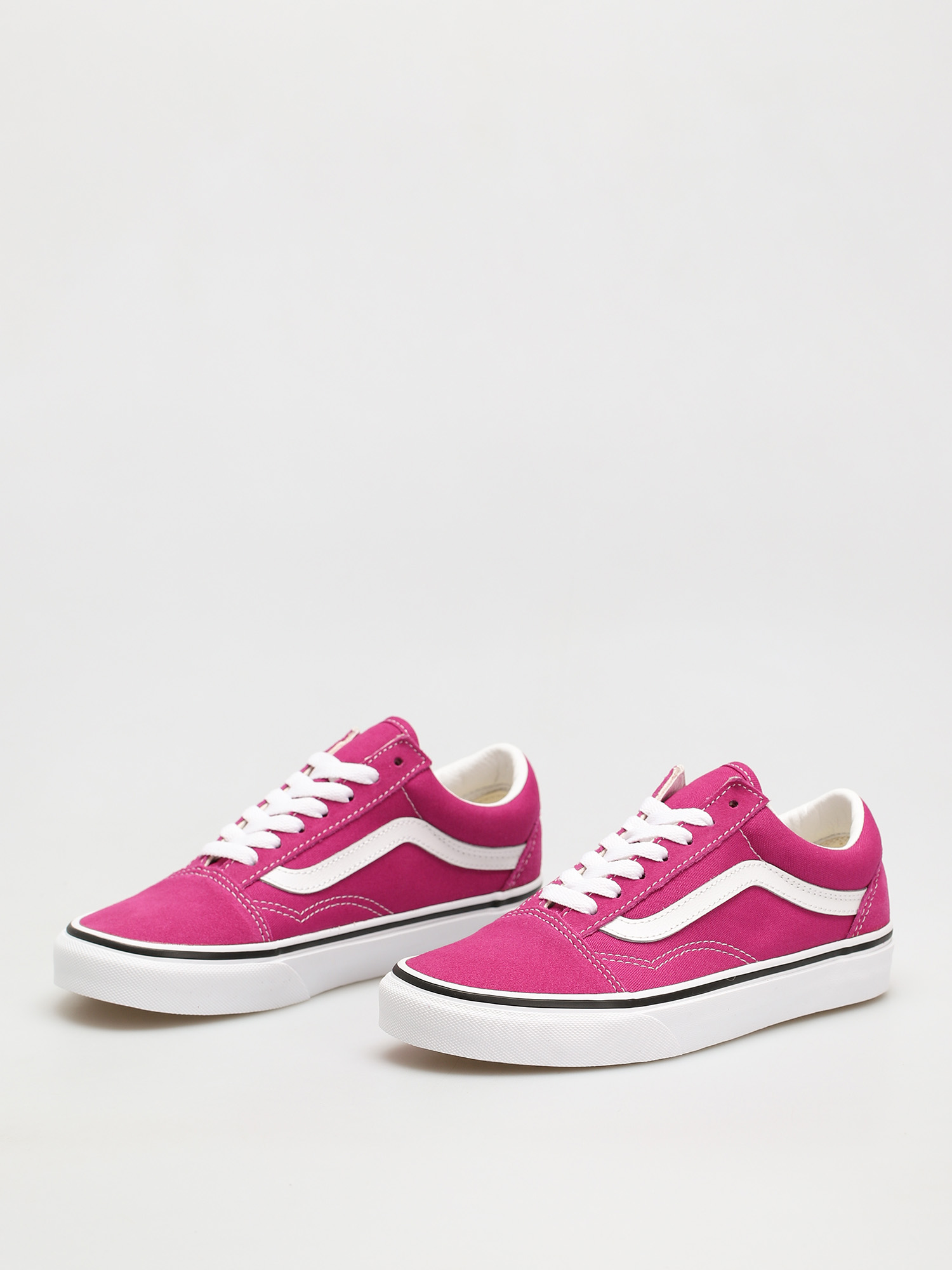 Vans Old Skool Cipők (fuchsia red/true white)