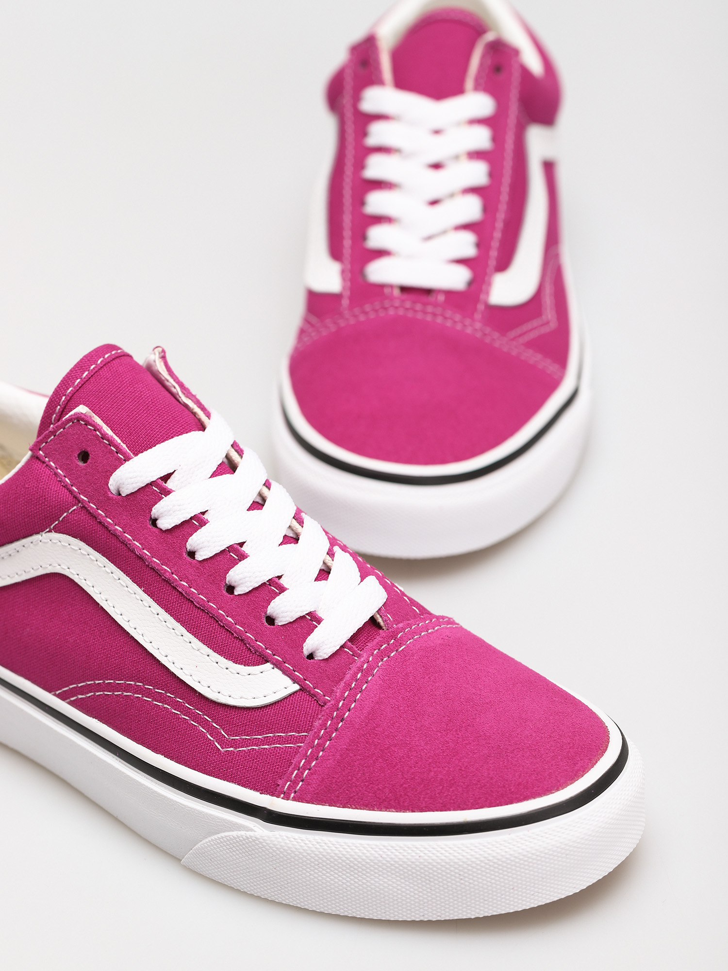 Vans Old Skool Cipők (fuchsia red/true white)