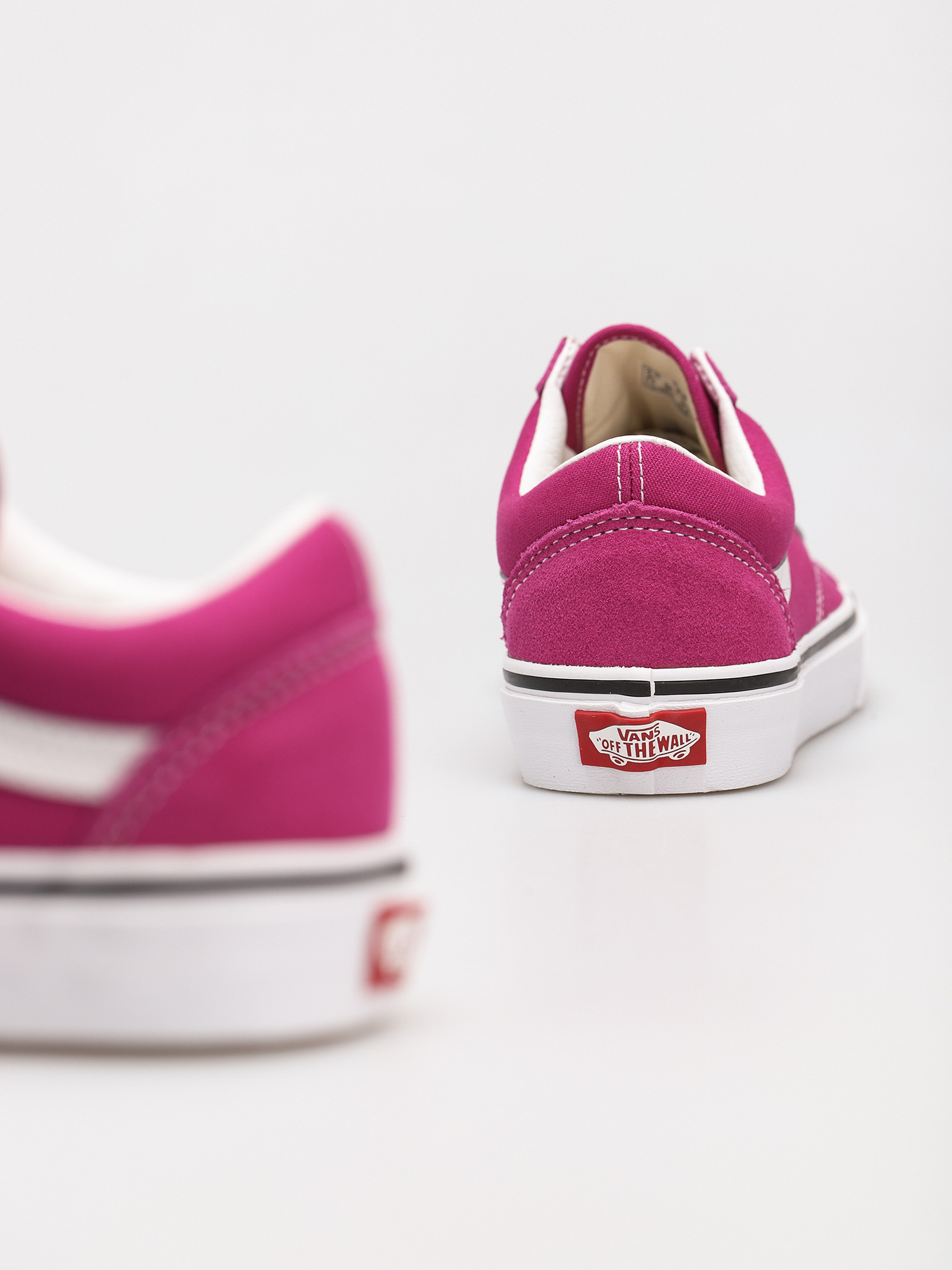 Vans Old Skool Cipők (fuchsia red/true white)