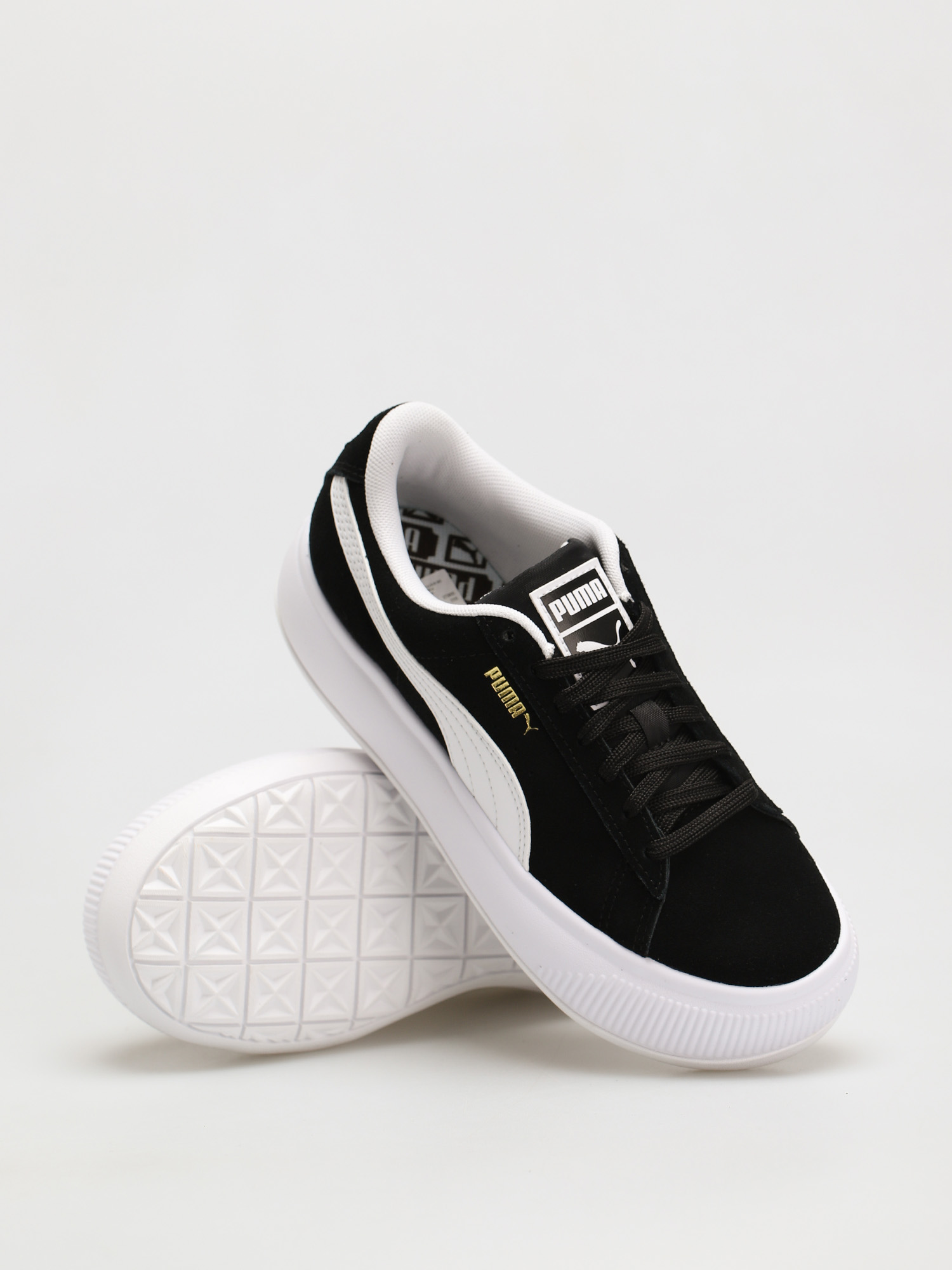 Puma Suede Mayu Cipők Wmn (puma black/puma white)
