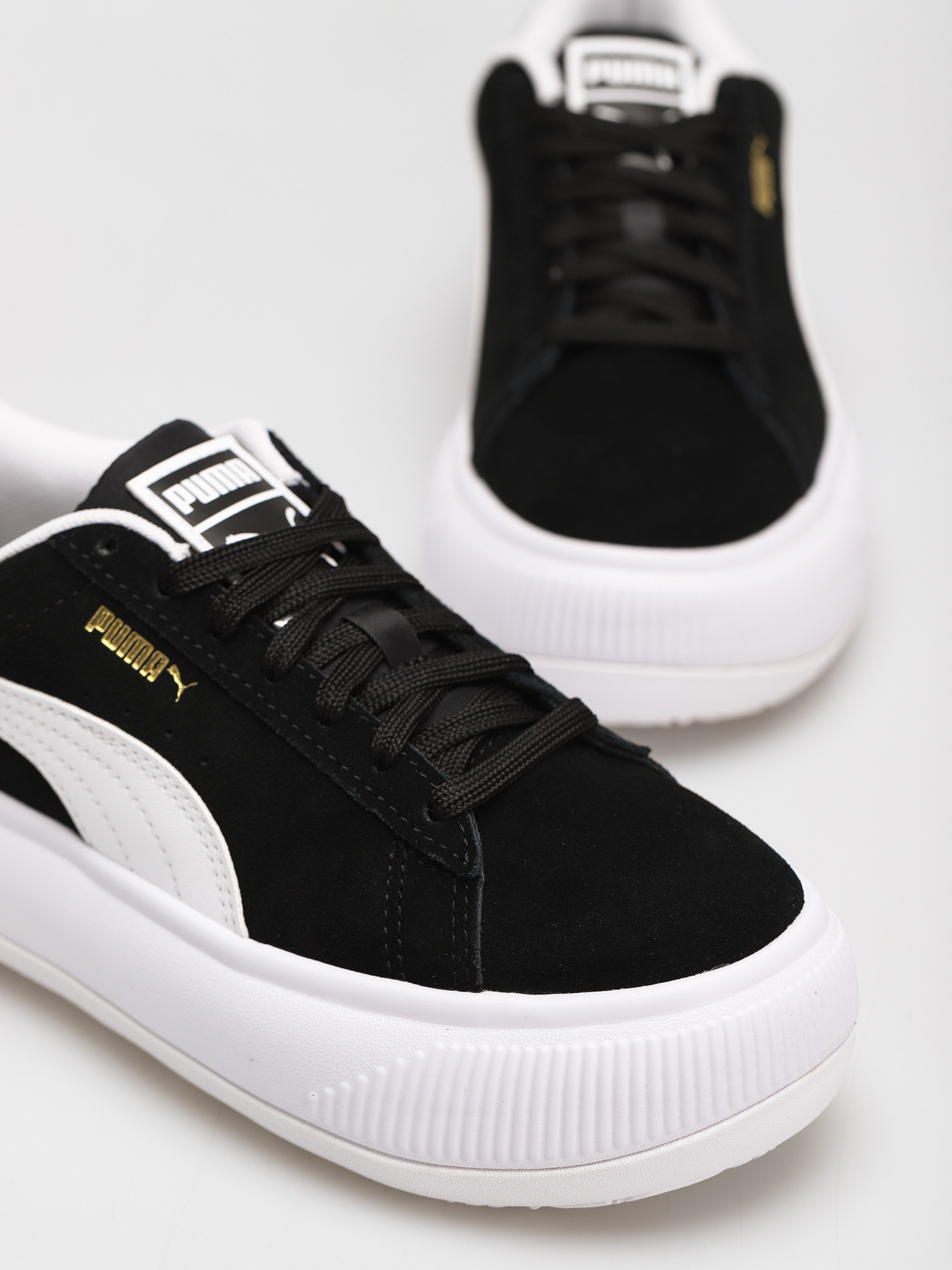 Puma Suede Mayu Cipők Wmn (puma black/puma white)