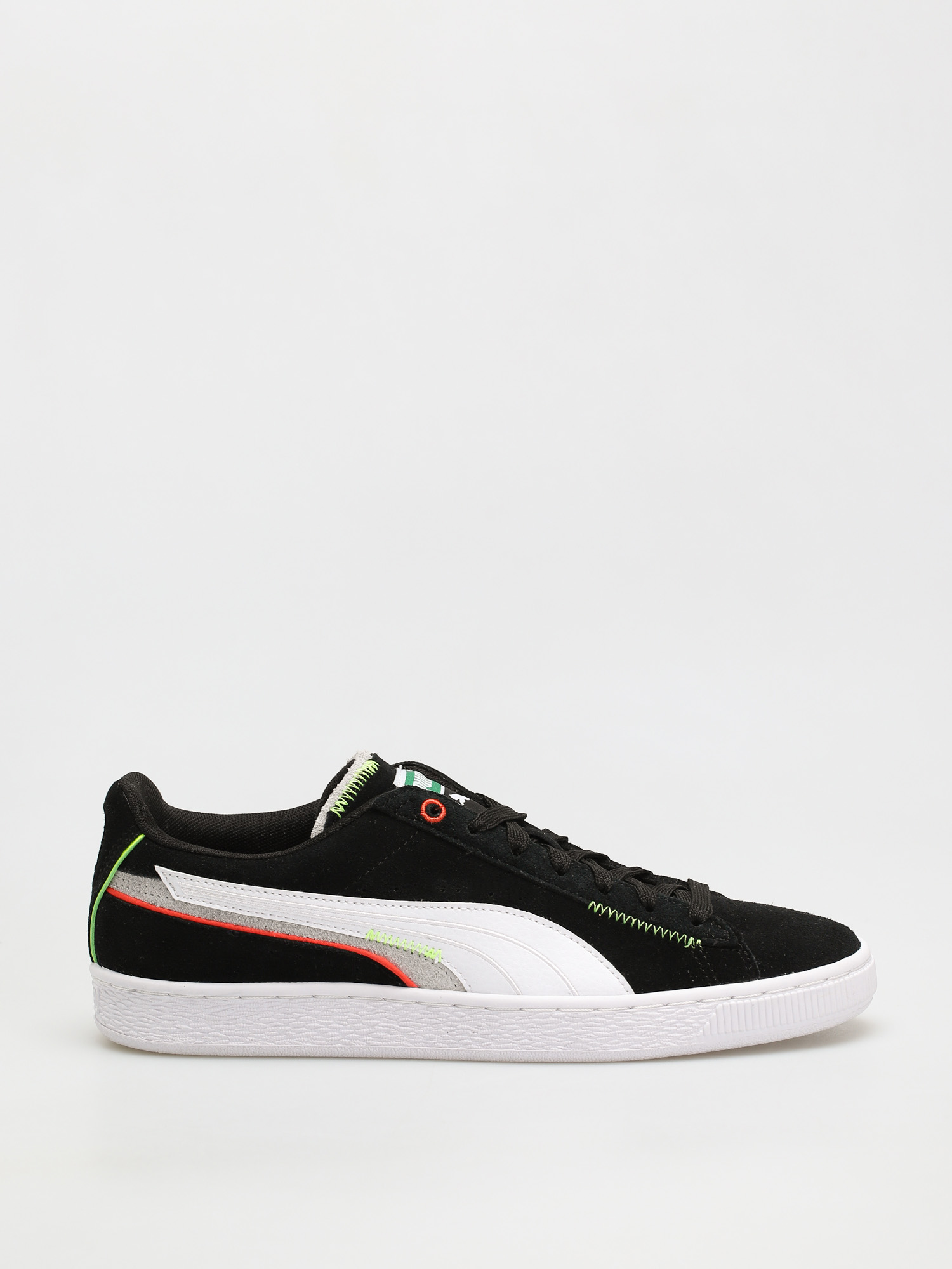 Puma Suede Displaced Cipők (puma black/pwht/harbor mist)