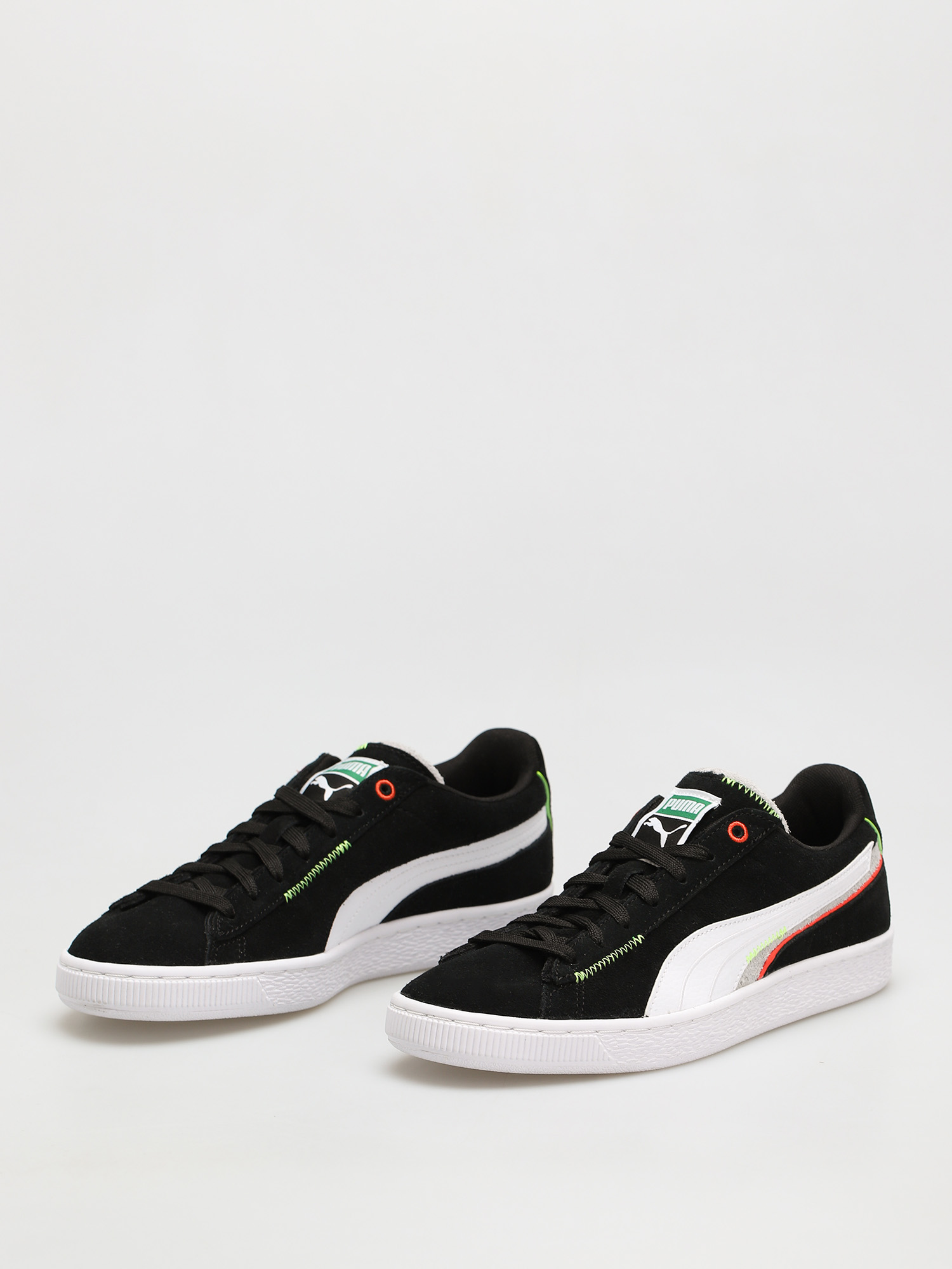 Puma Suede Displaced Cipők (puma black/pwht/harbor mist)