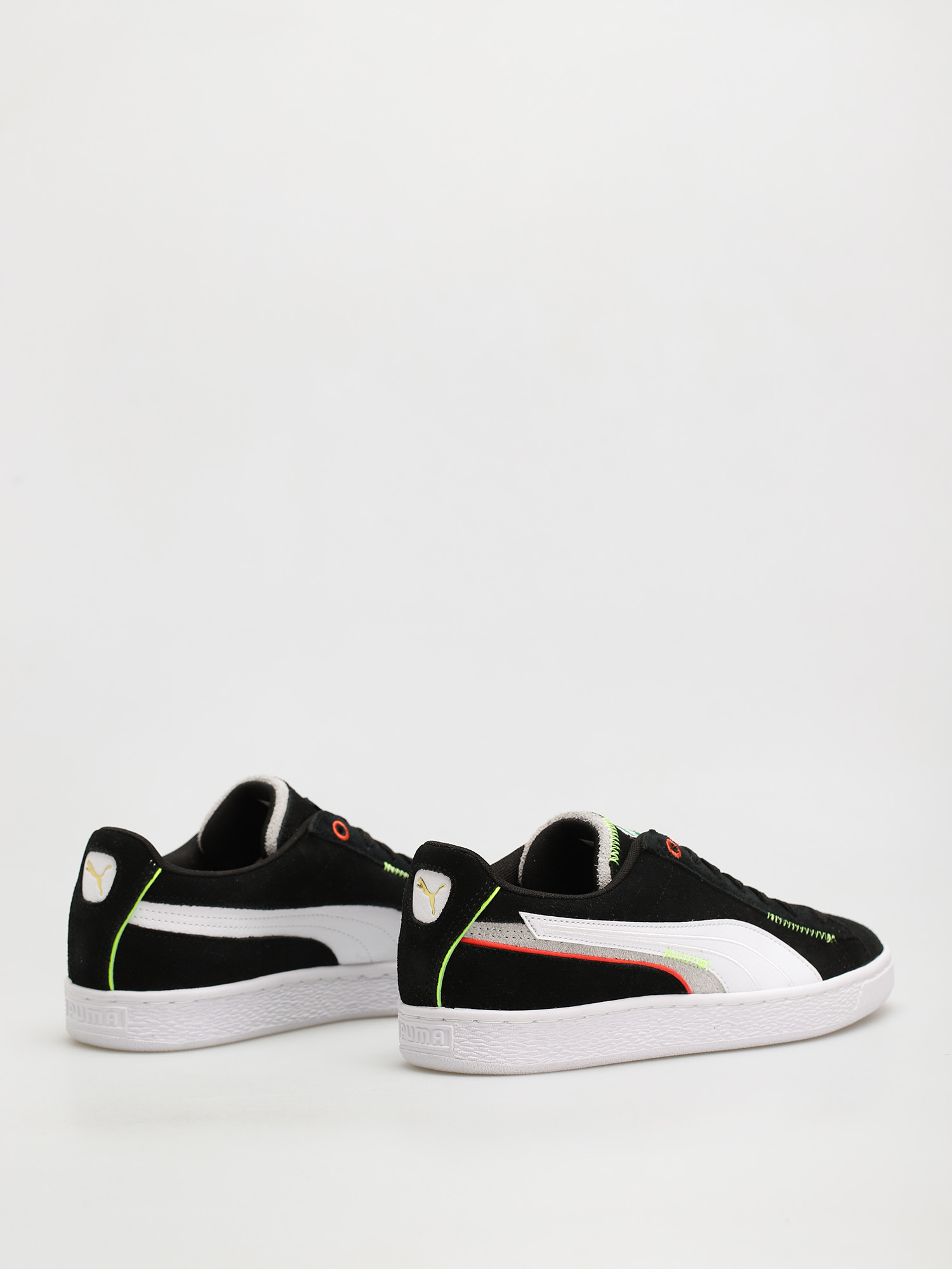 Puma Suede Displaced Cipők (puma black/pwht/harbor mist)