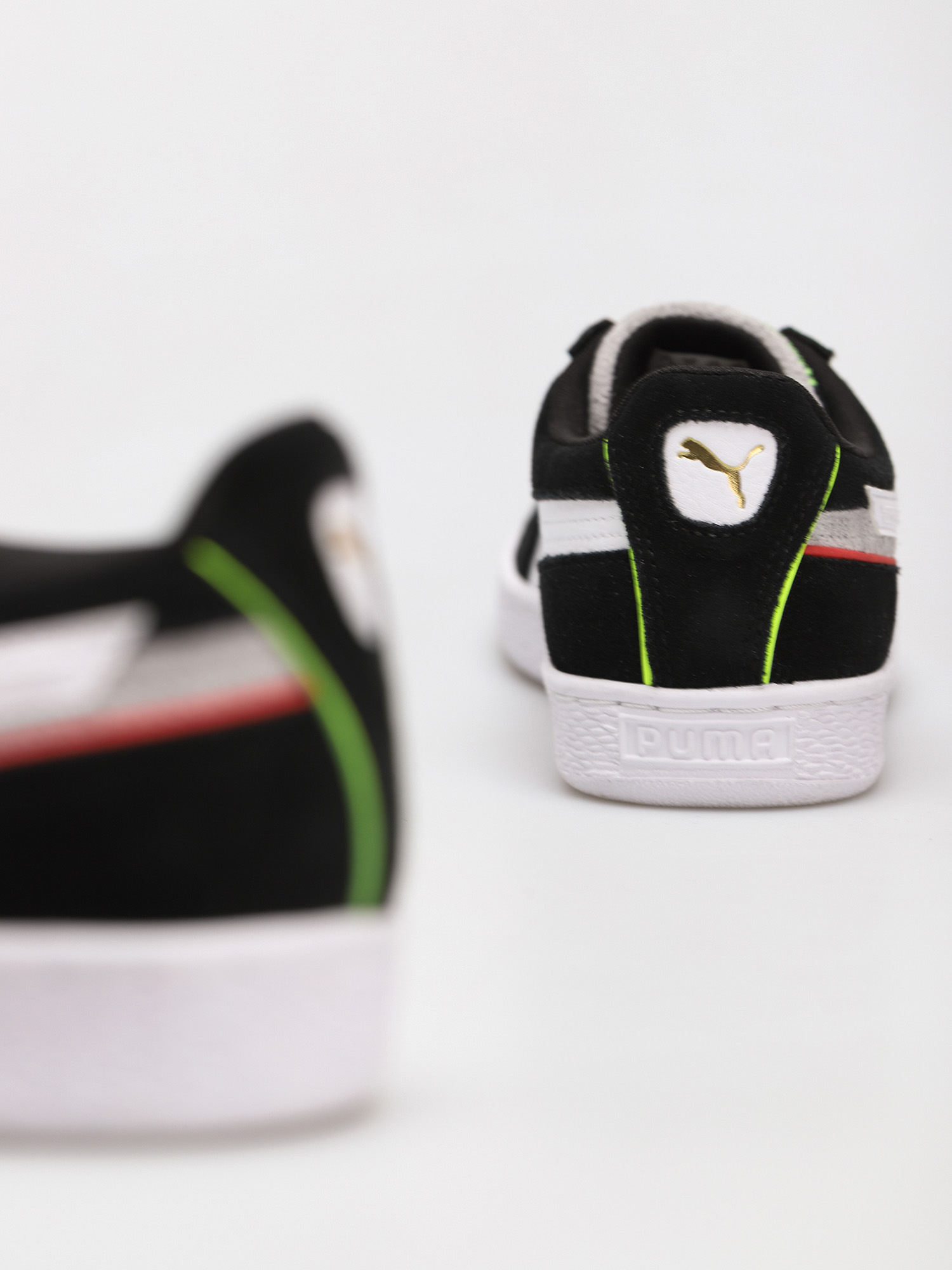 Puma Suede Displaced Cipők (puma black/pwht/harbor mist)