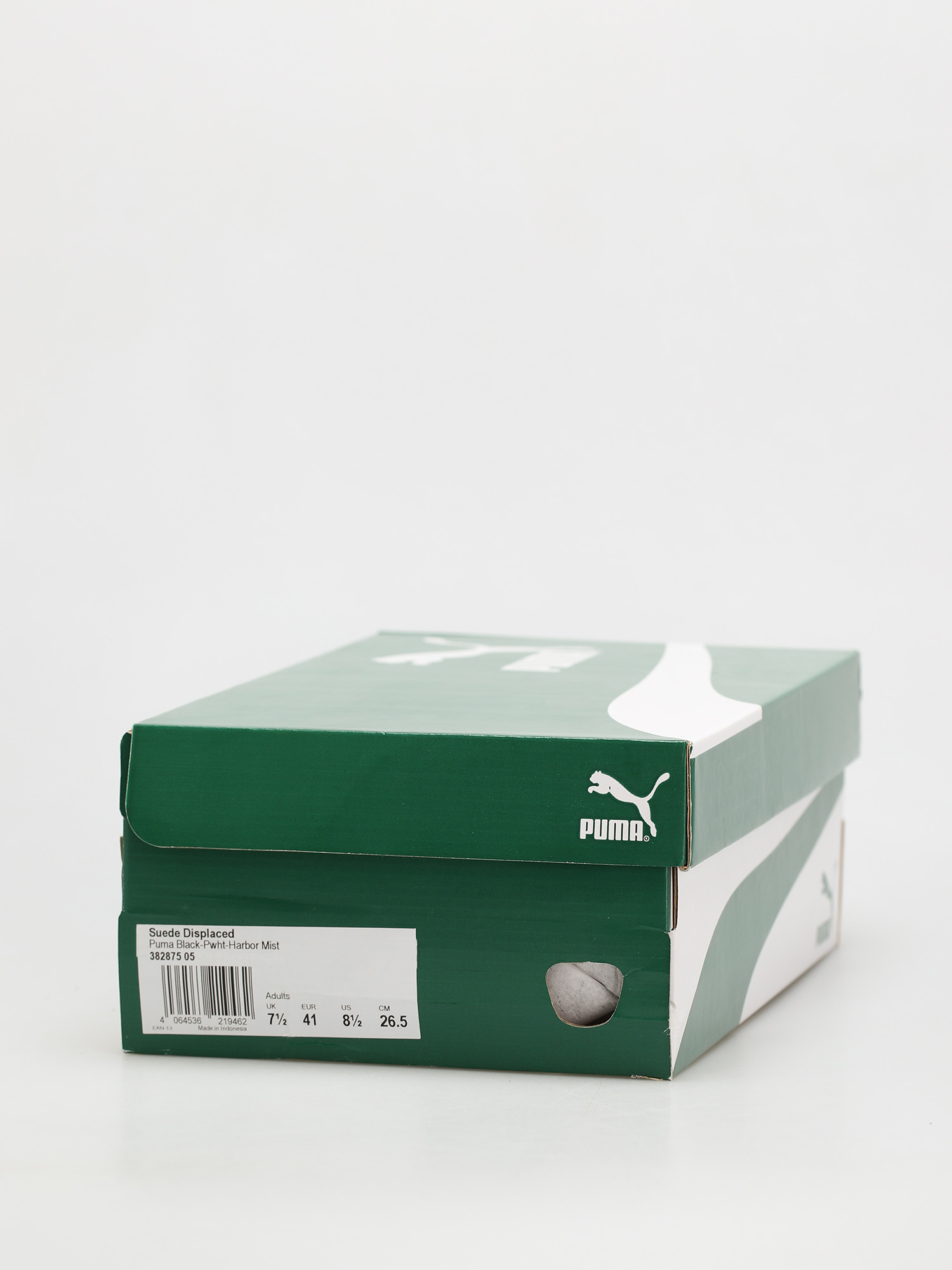 Puma Suede Displaced Cipők (puma black/pwht/harbor mist)