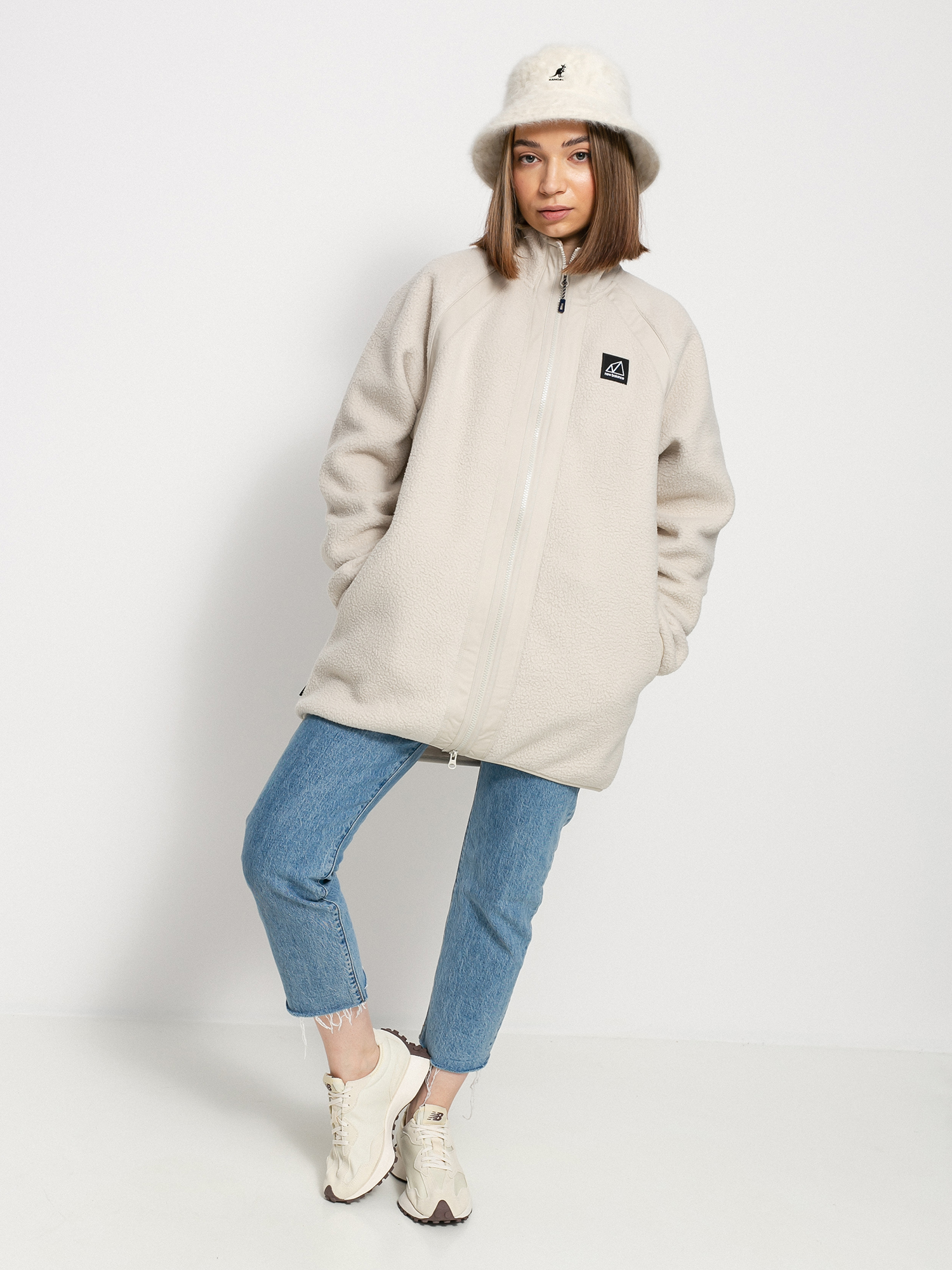 Női New Balance All Terrain Pulóver (timberwolf)