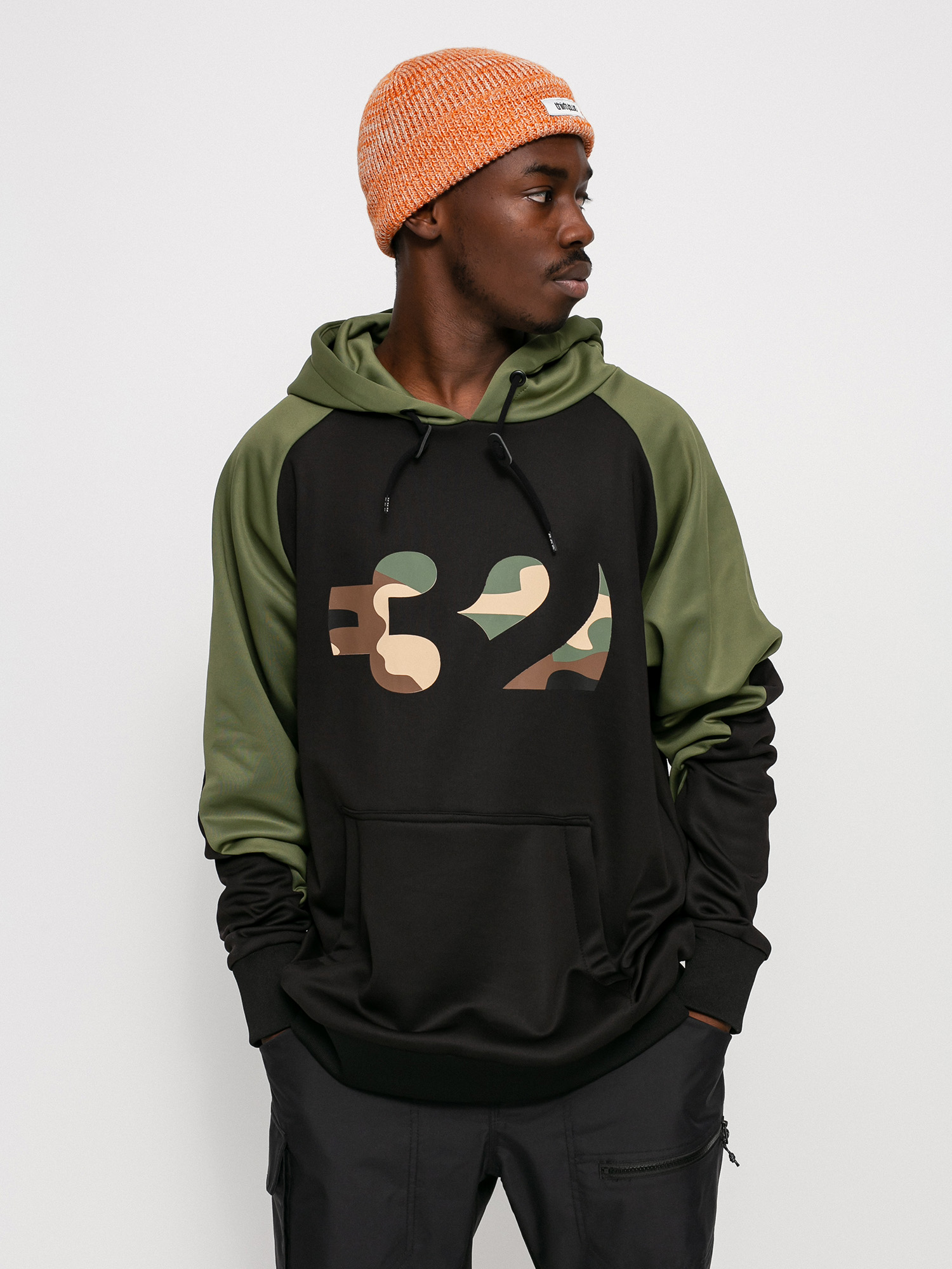 ThirtyTwo Franchise Tech HD Kapucnis pulóver (black/camo)