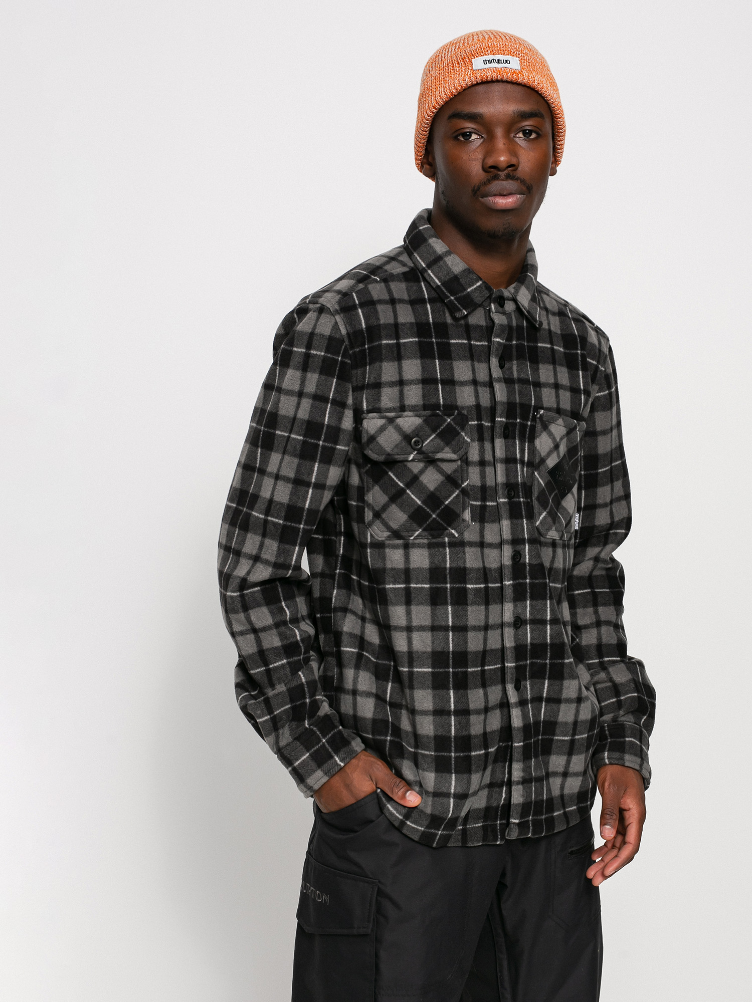 ThirtyTwo Koszula Rest Stop Shirt Hosszú ujjú felső (charcoal)