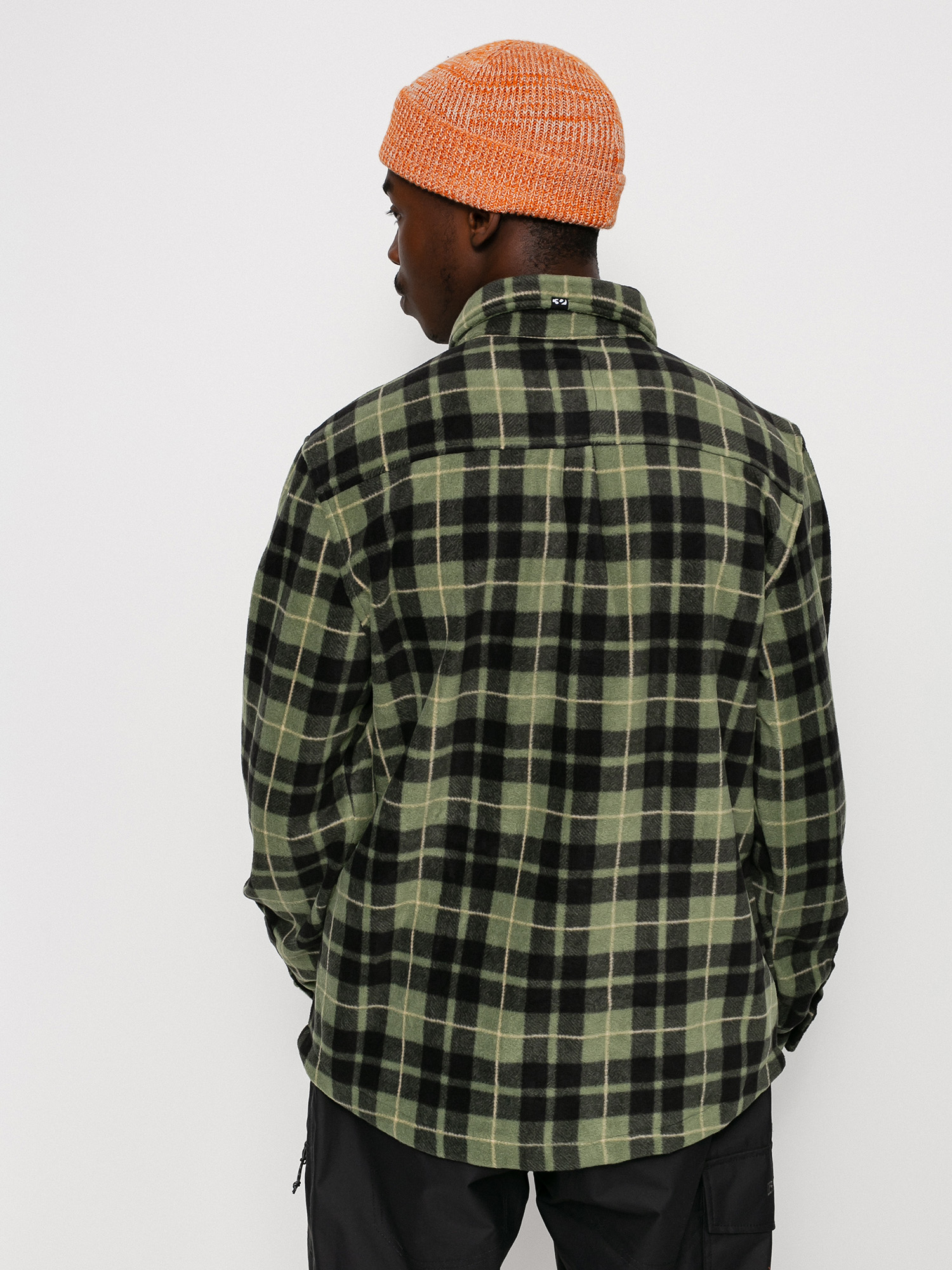 Férfi ThirtyTwo Rest Stop Shirt Ing (military)