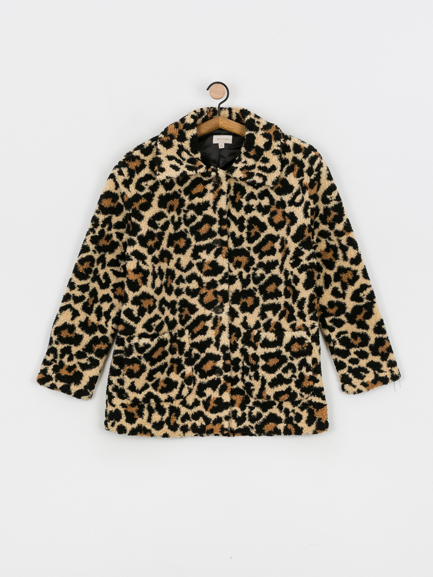 Brixton Bern Coat Dzseki Wmn (leopard)