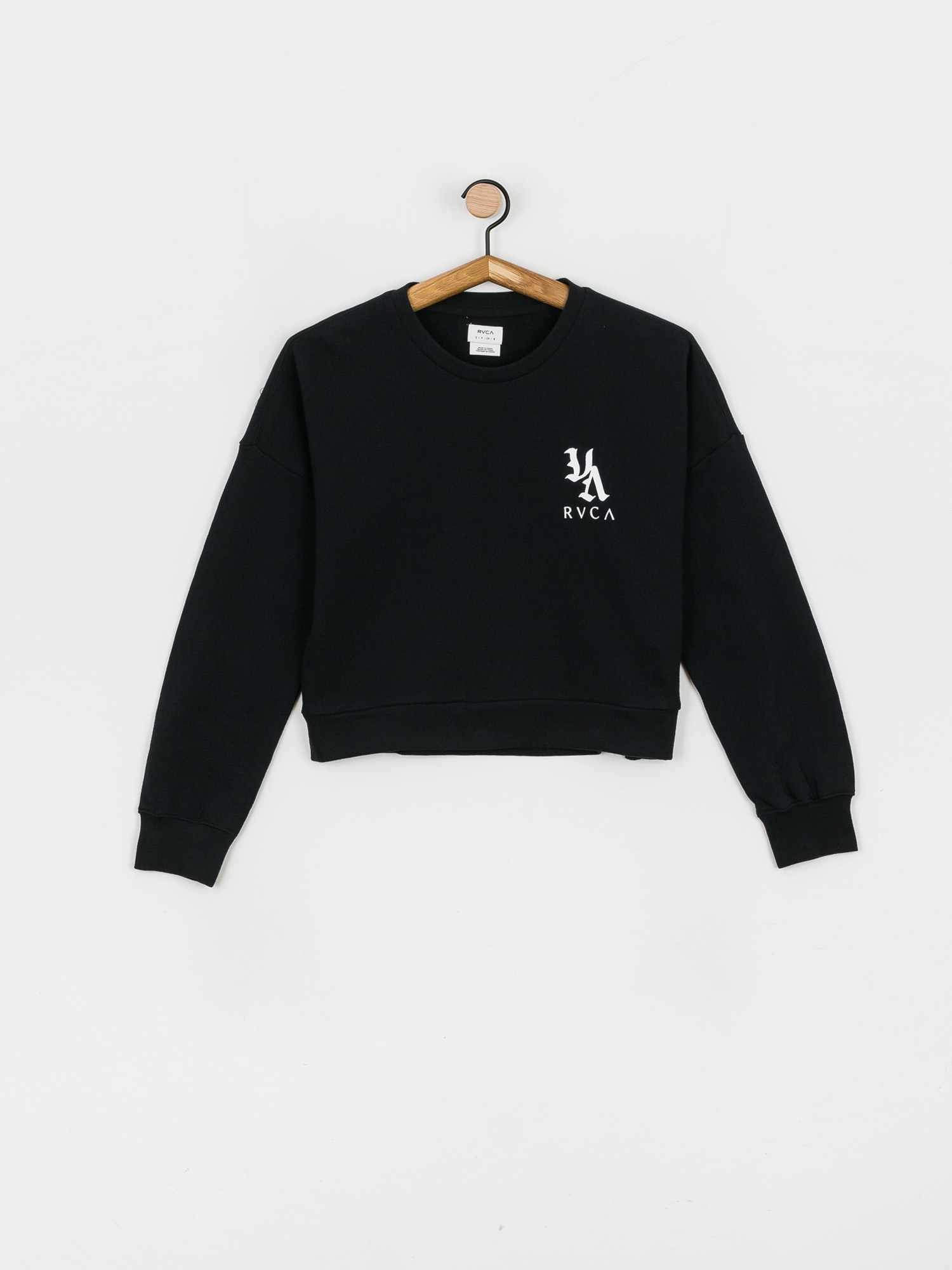 RVCA Va Vibes HD Kapucnis pulóver Wmn (washed black)