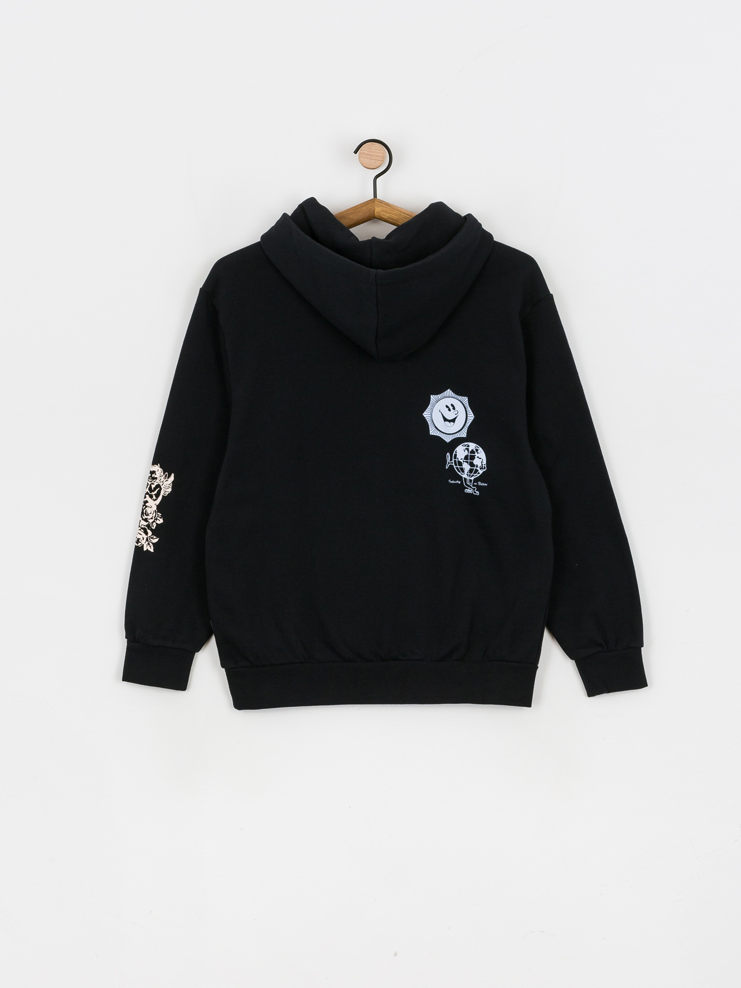 RVCA Mash Up HD Kapucnis pulóver Wmn (black)