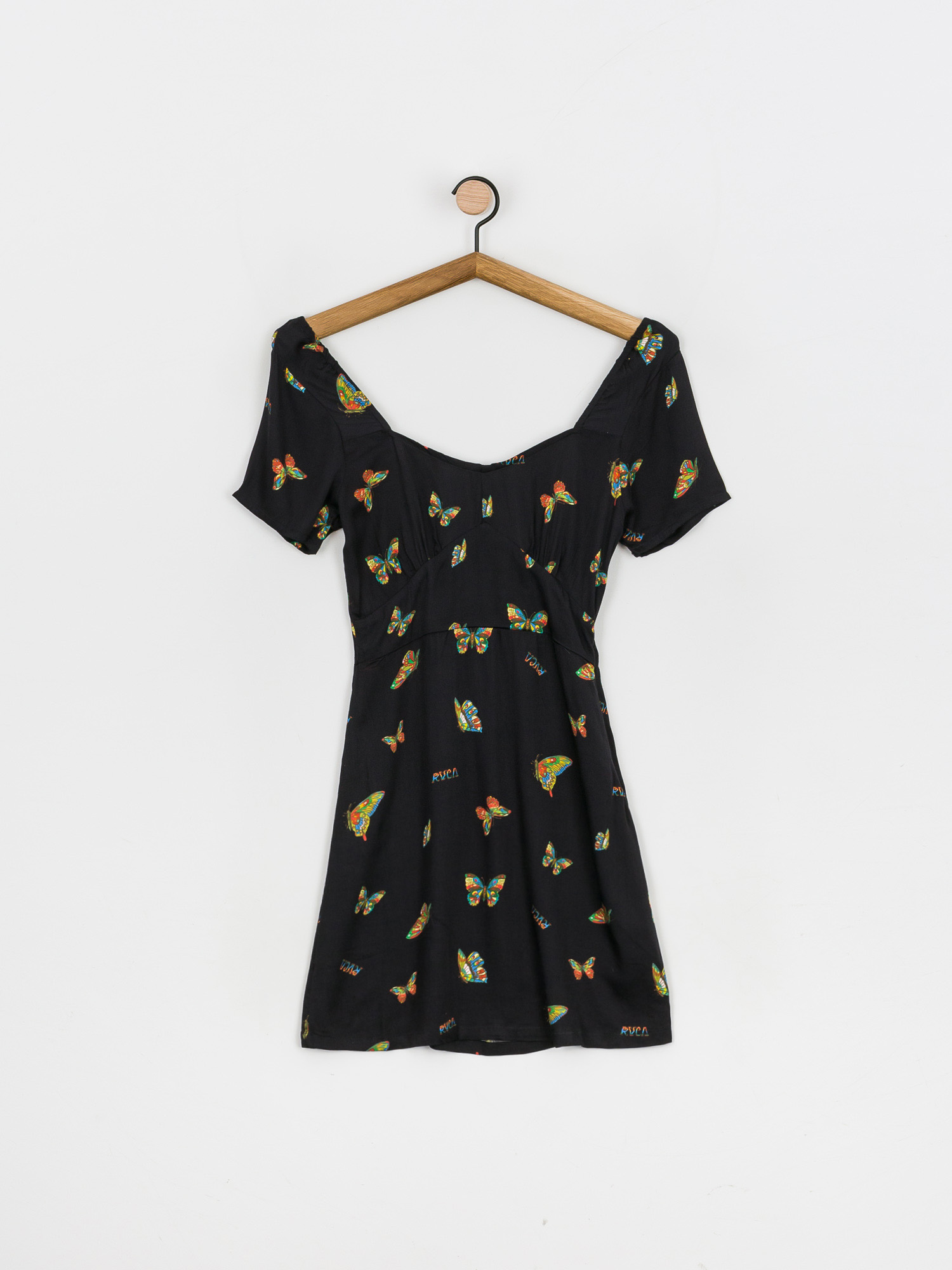 RVCA Flutter Fenced Ruha Wmn (black)