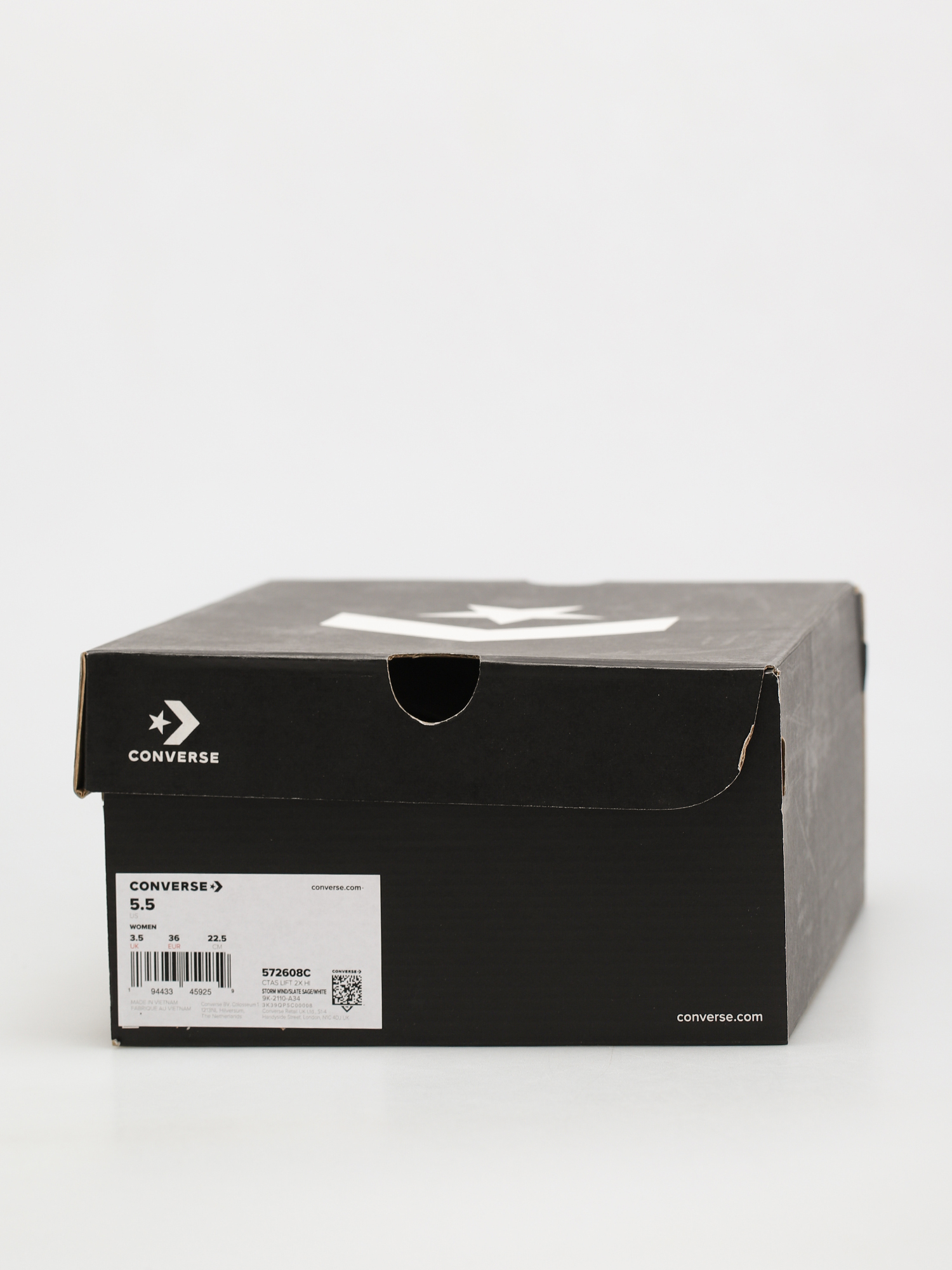 Converse Chuck Taylor All Star Lift 2X Hi Cipők Wmn (storm wind/slate sage/white)