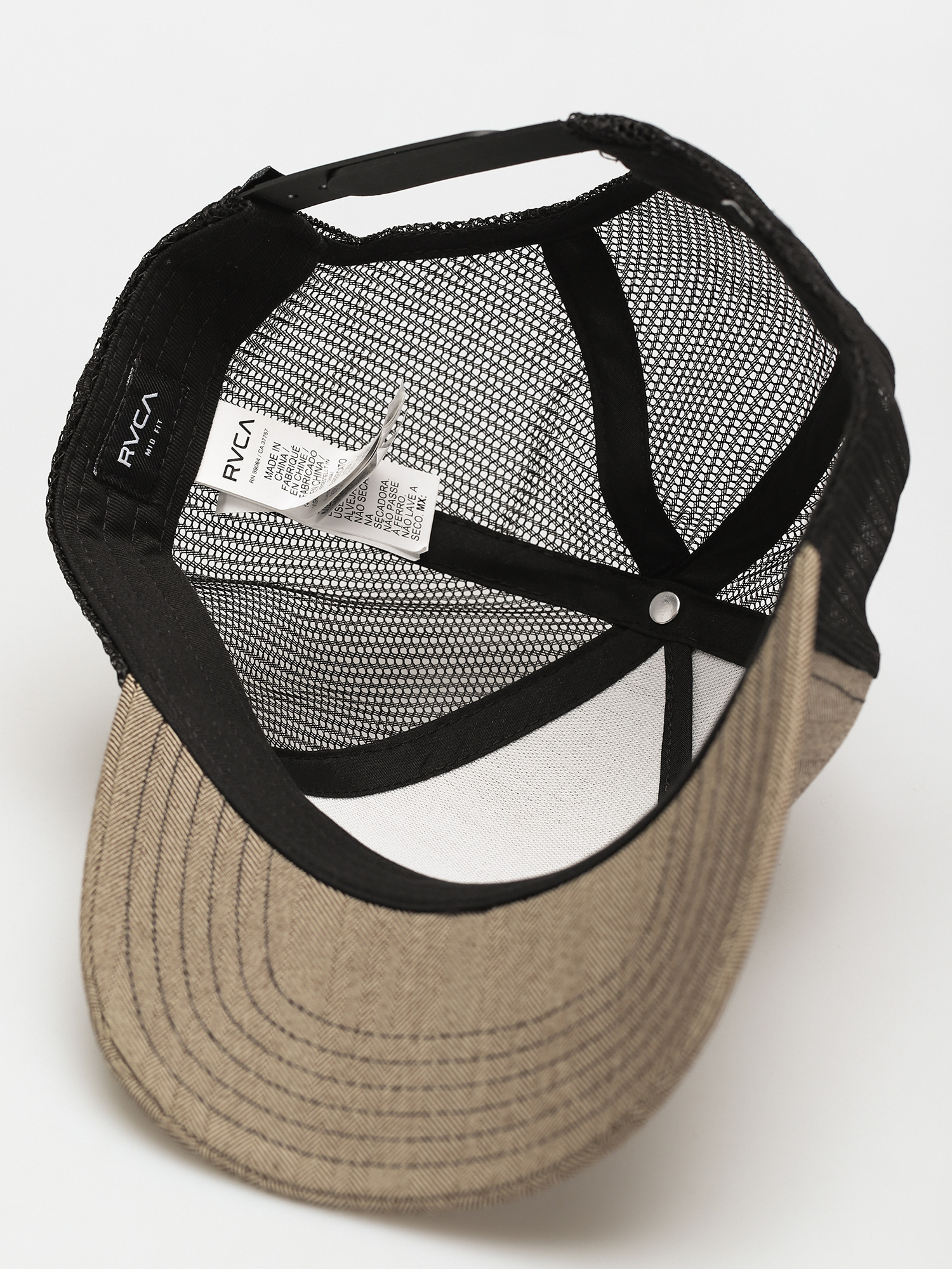 RVCA Dayshift Trucker Baseball sapka (grey black)