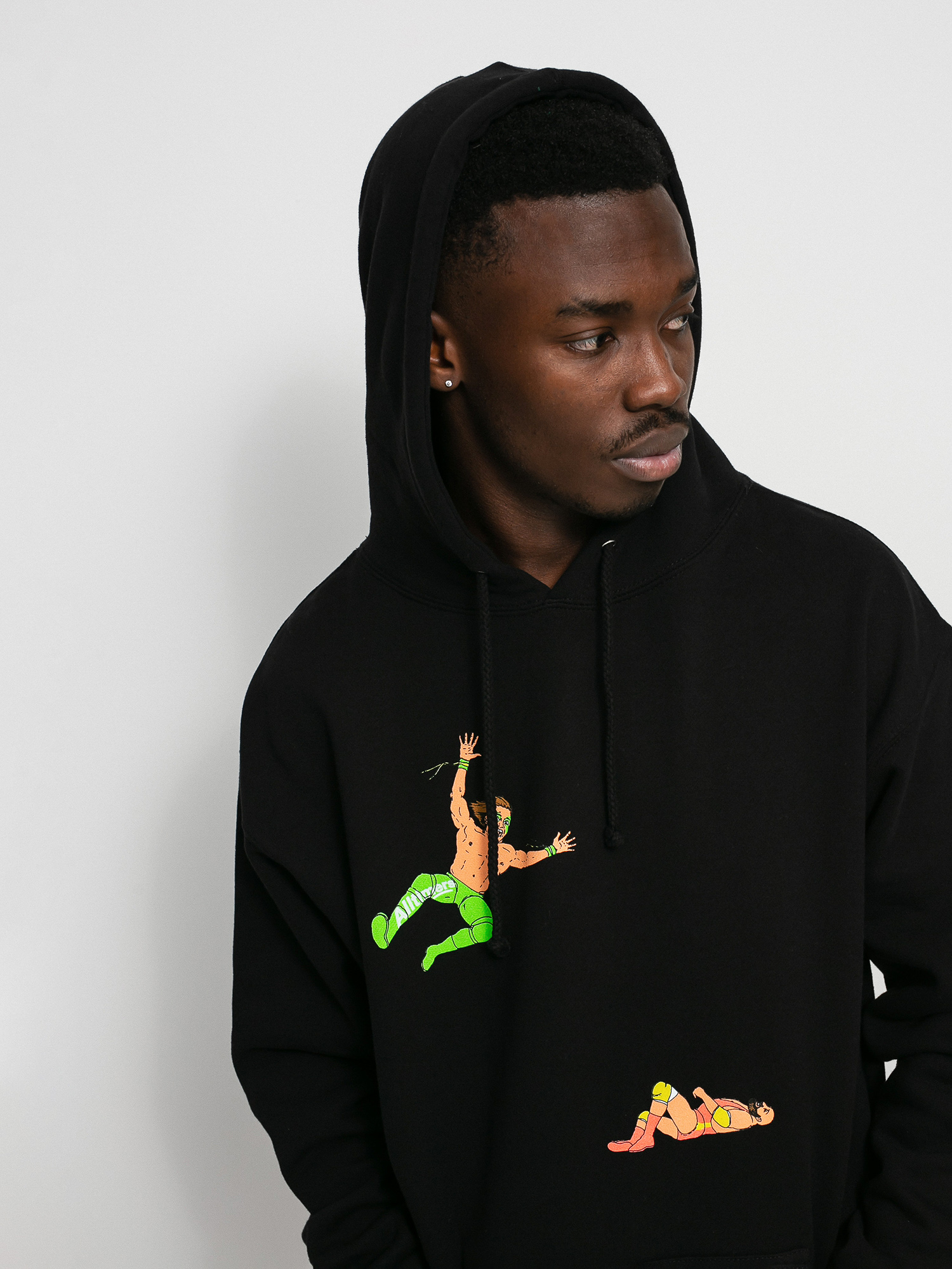 Alltimers Top Ropes HD Kapucnis pulóver (black)