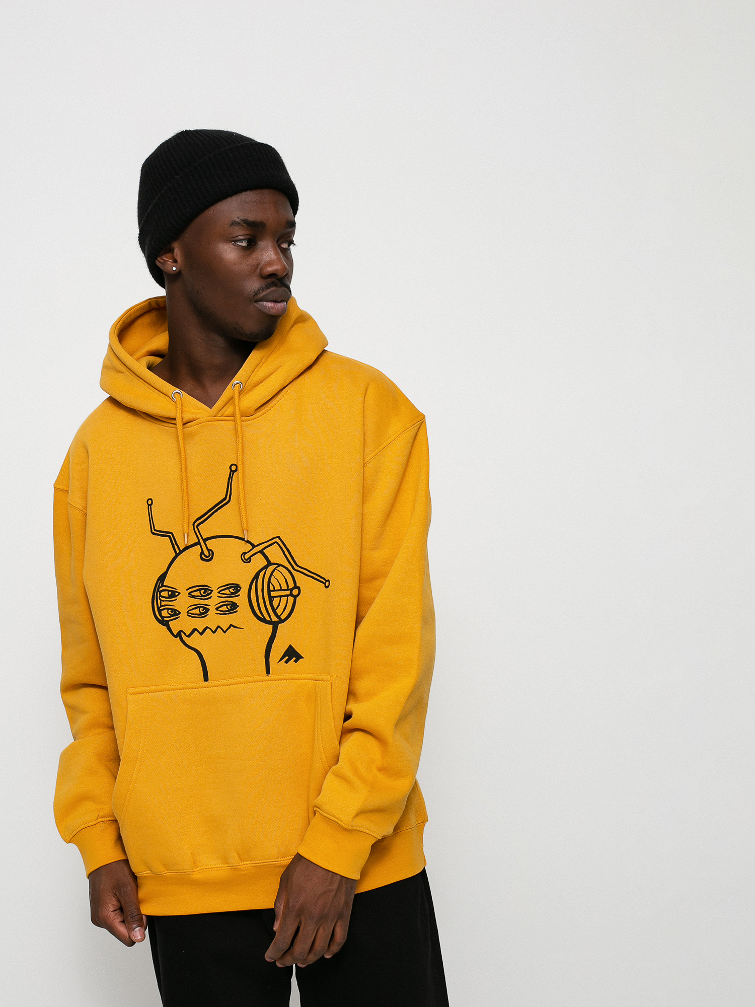 Emerica X Toy Machine Antenna Pulóver (mustard)