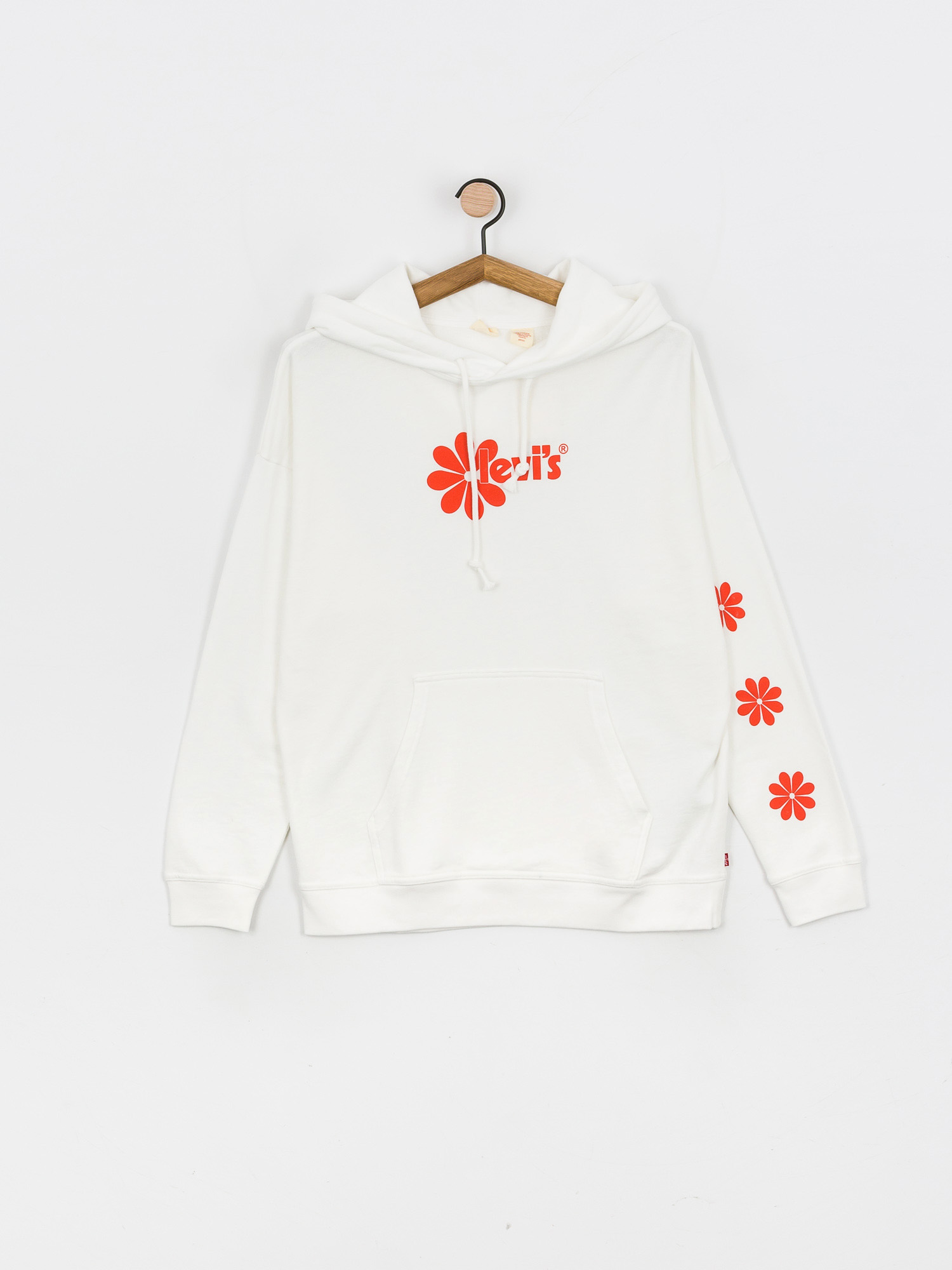 Levi's® Graphic Rider HD Kapucnis pulóver Wmn (daisy chest hit white)