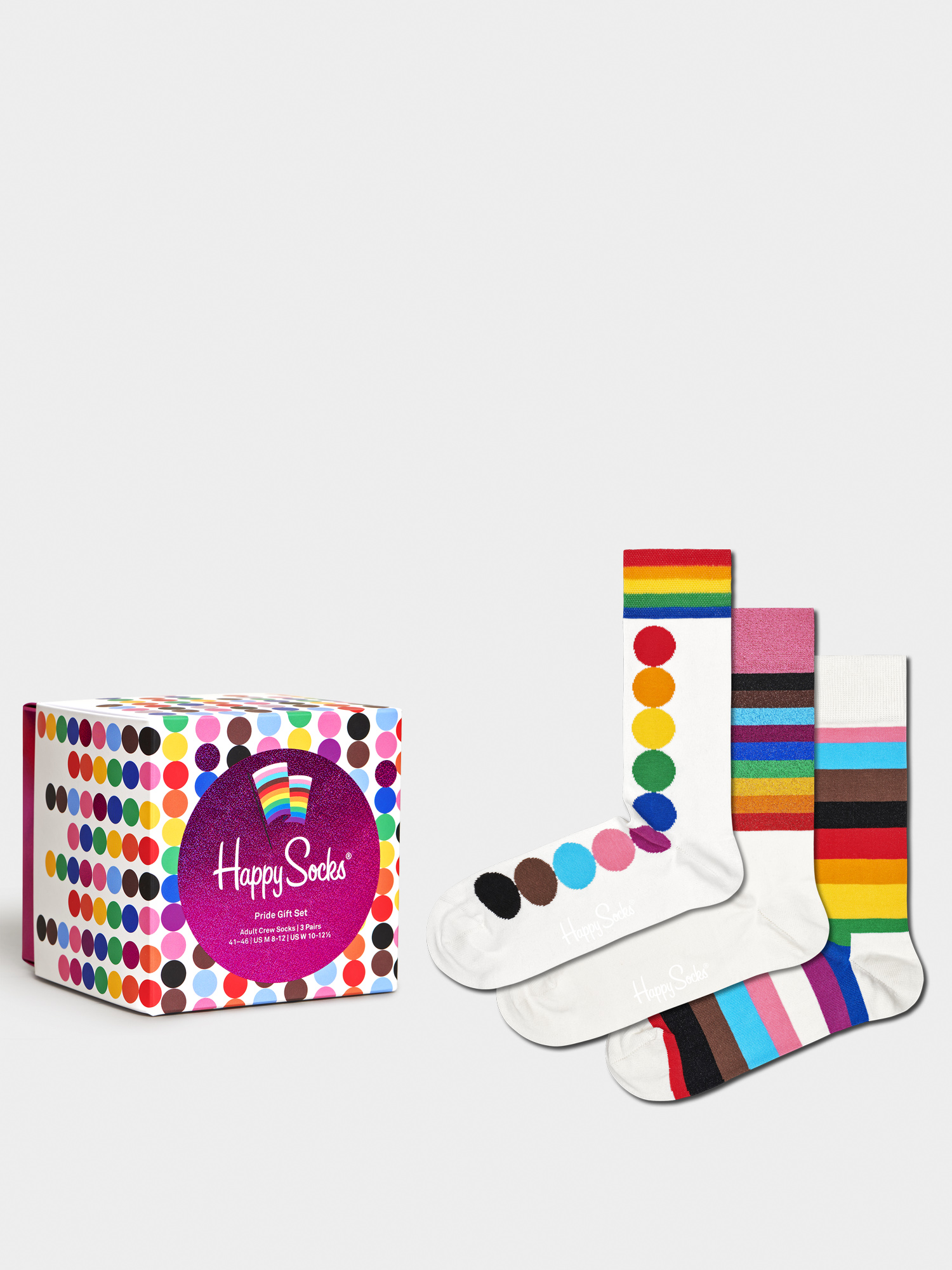 Happy Socks Pride 3Pk Zokni (multi)