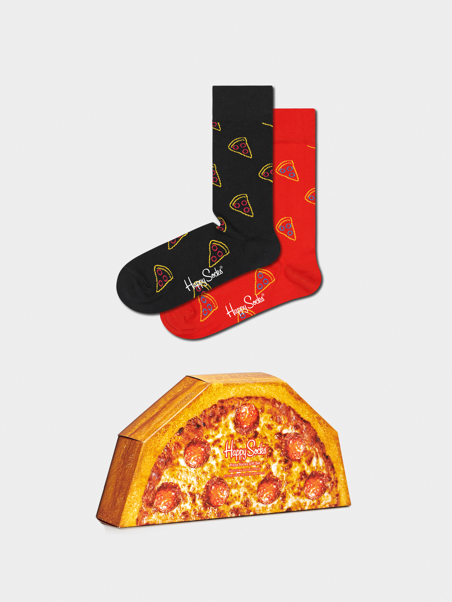 Happy Socks Pizza 2Pk Zokni (multi)