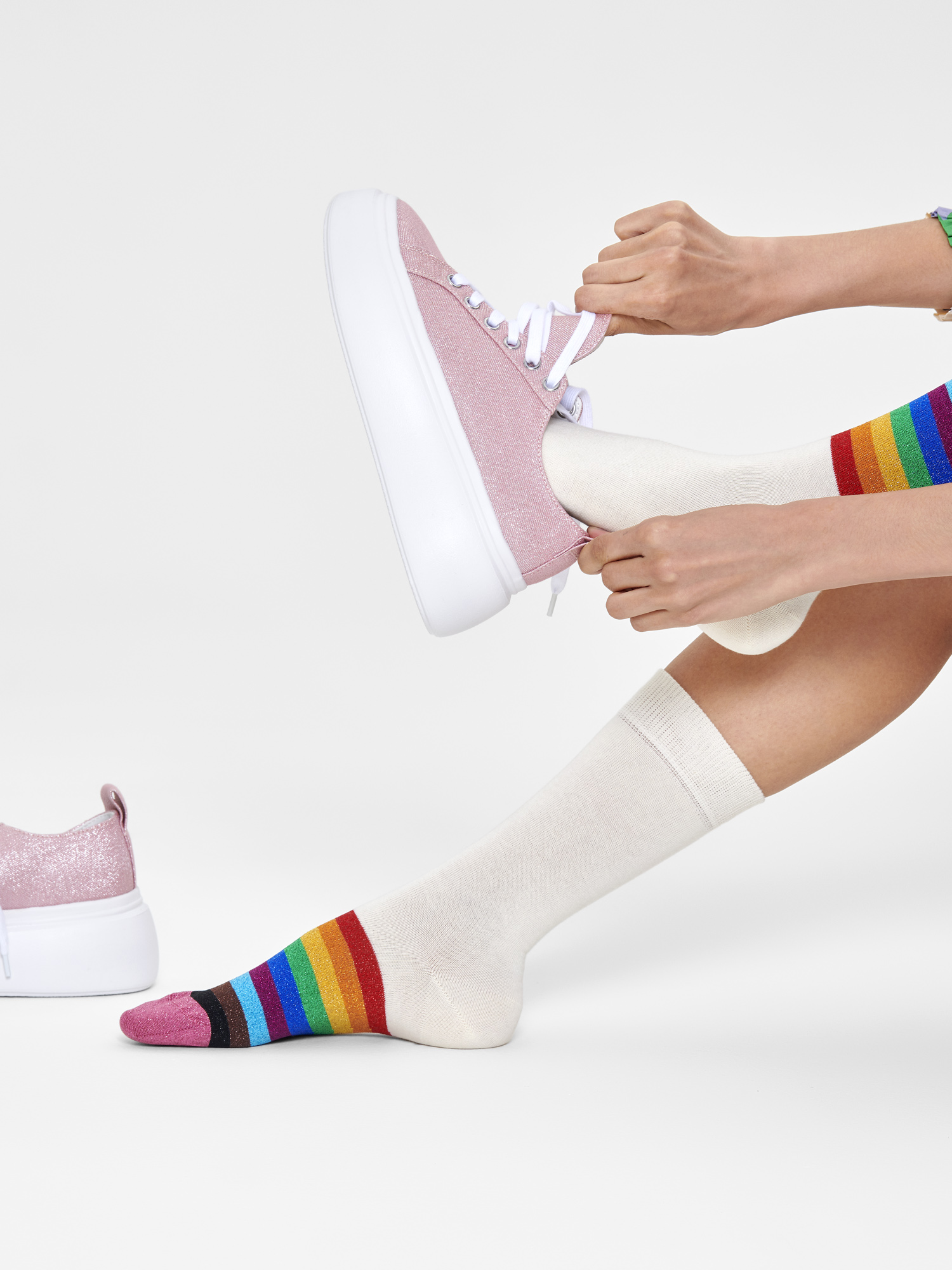 Happy Socks Pride Rainbow Zokni (multi)
