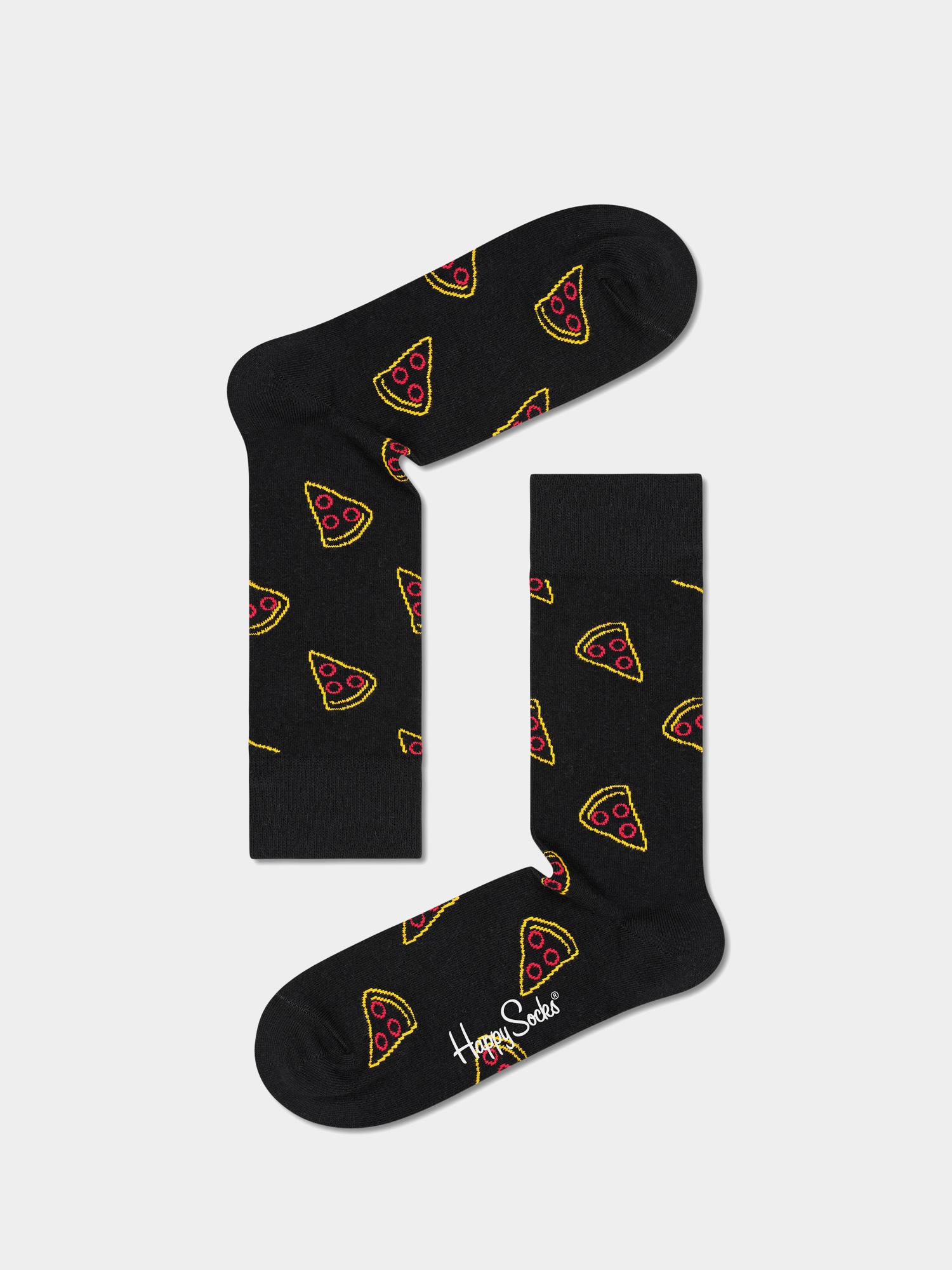 Happy Socks Pizza Slice Zokni (black)