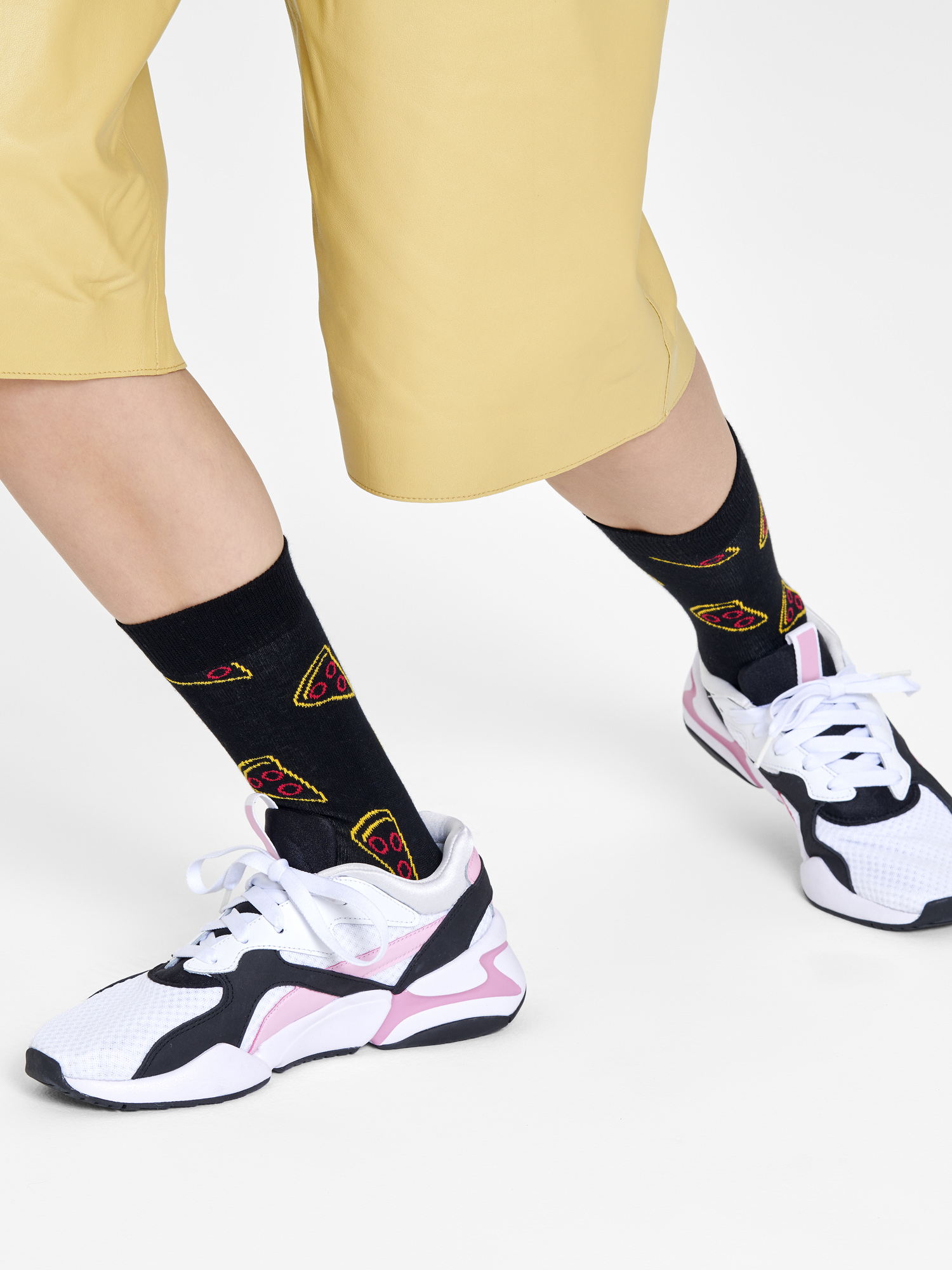 Happy Socks Pizza Slice Zokni (black)