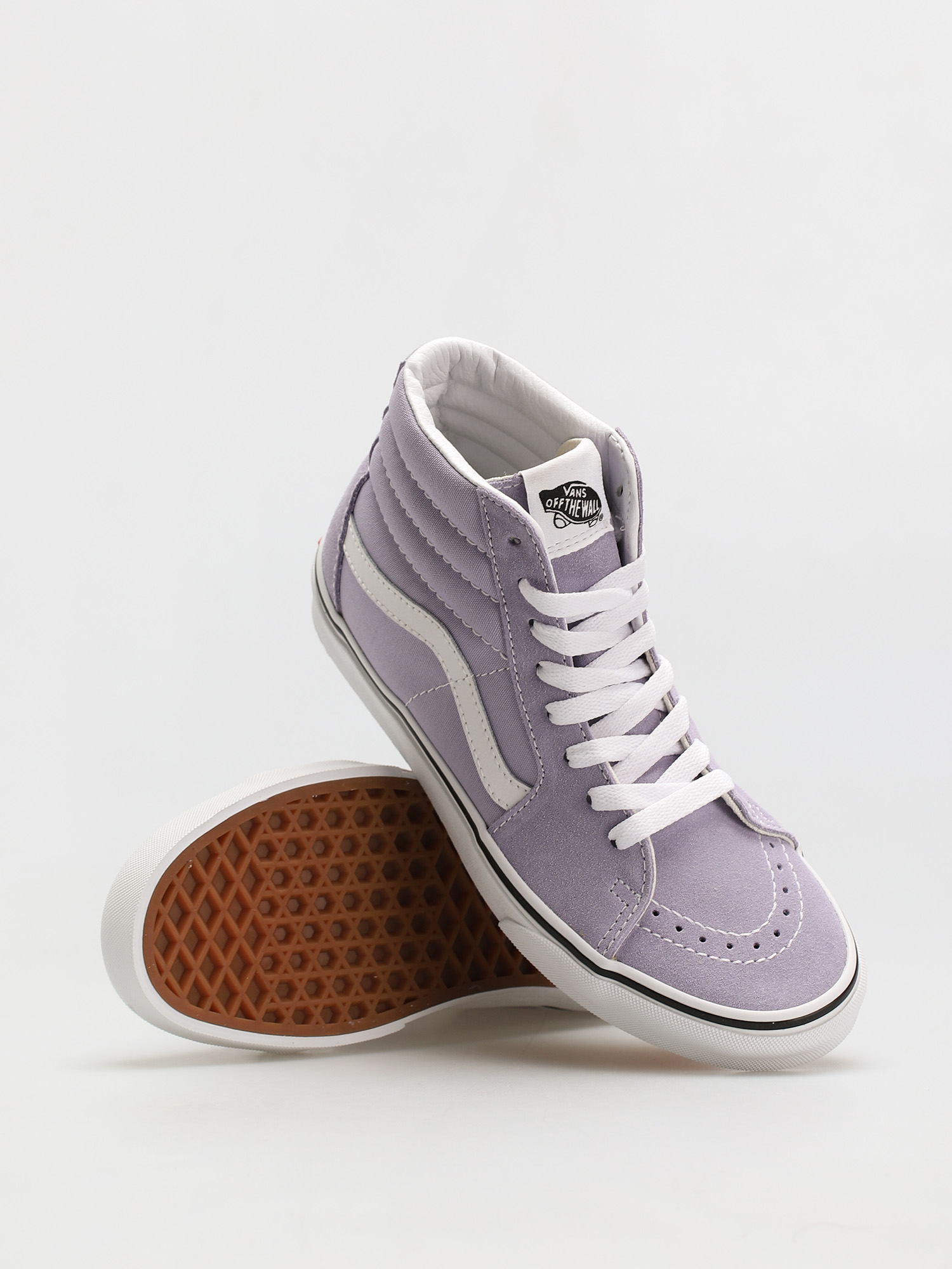Vans Sk8 Hi Cipők (languid lavender/true white)