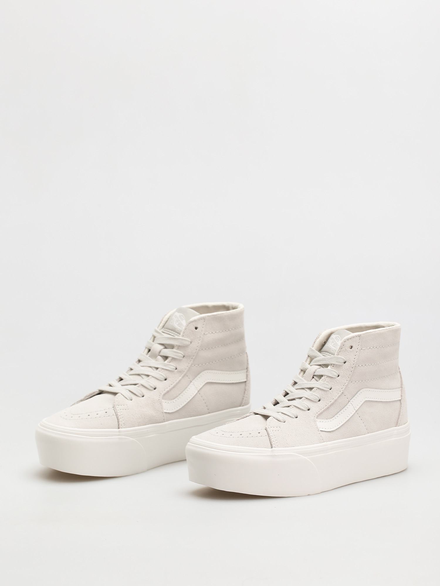 Vans Sk8 Hi Tapered Stackform Cipők (soft suede/dawn blue/true white)