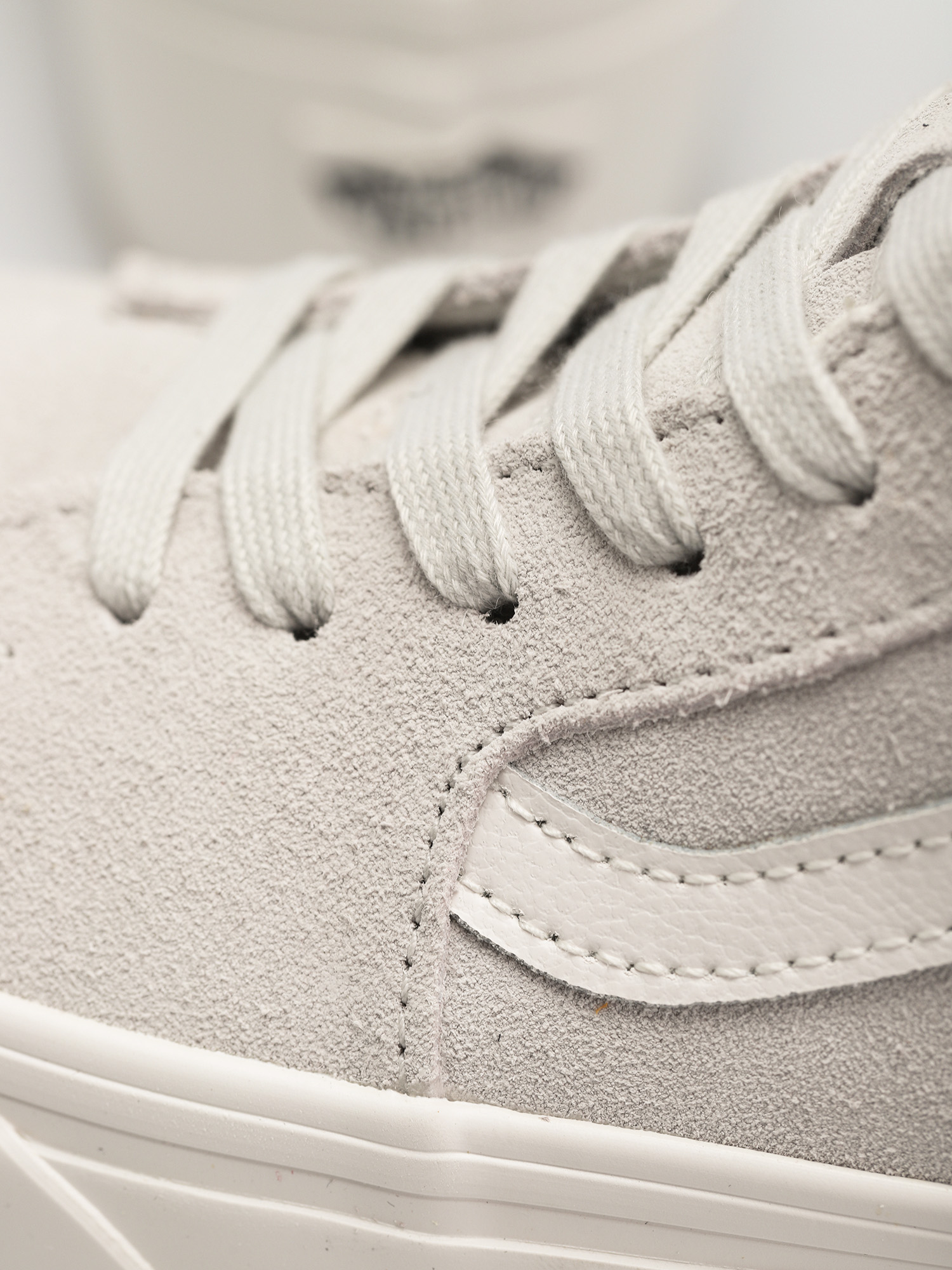 Vans Sk8 Hi Tapered Stackform Cipők (soft suede/dawn blue/true white)