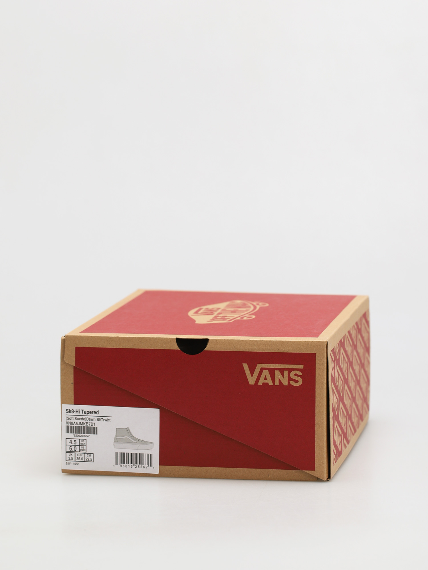 Vans Sk8 Hi Tapered Stackform Cipők (soft suede/dawn blue/true white)