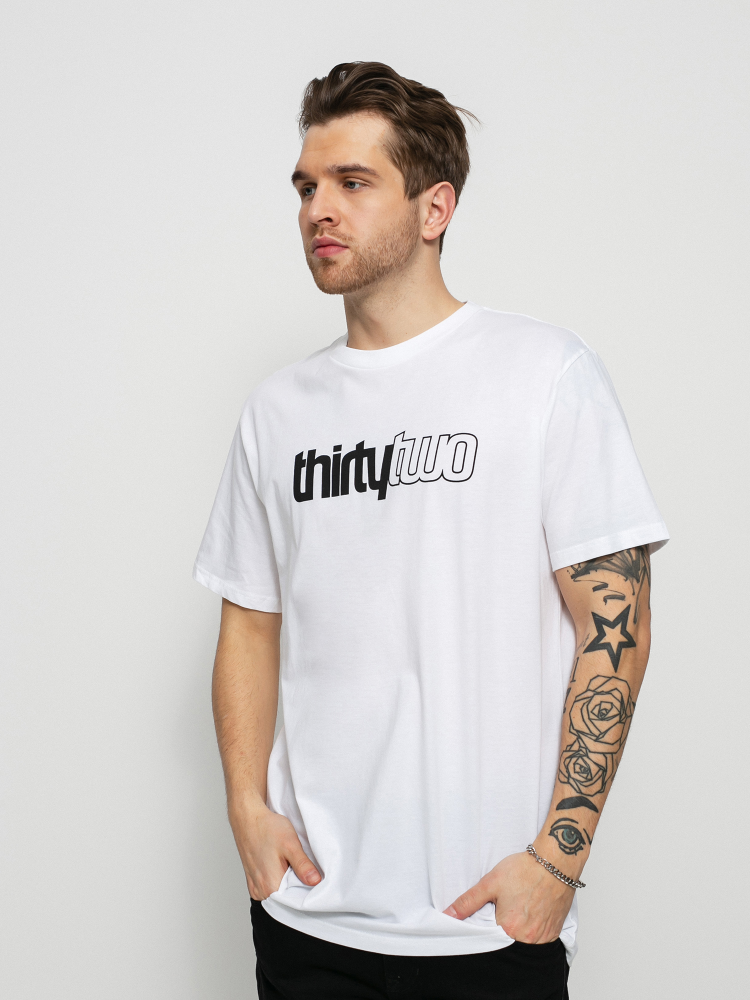 ThirtyTwo Double póló (white/black)