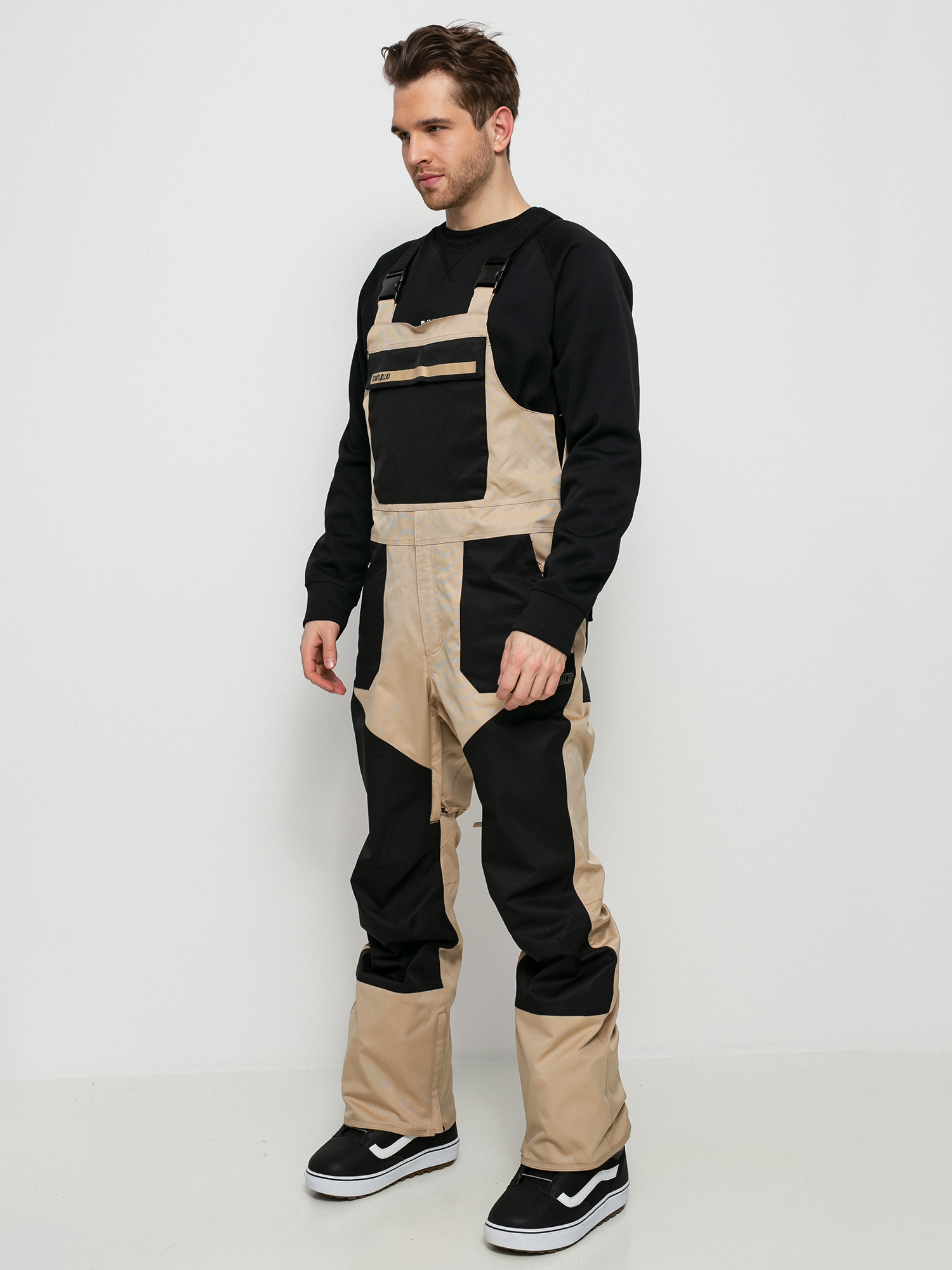Férfi ThirtyTwo Basement Bib Snowboard nadrág (khaki)