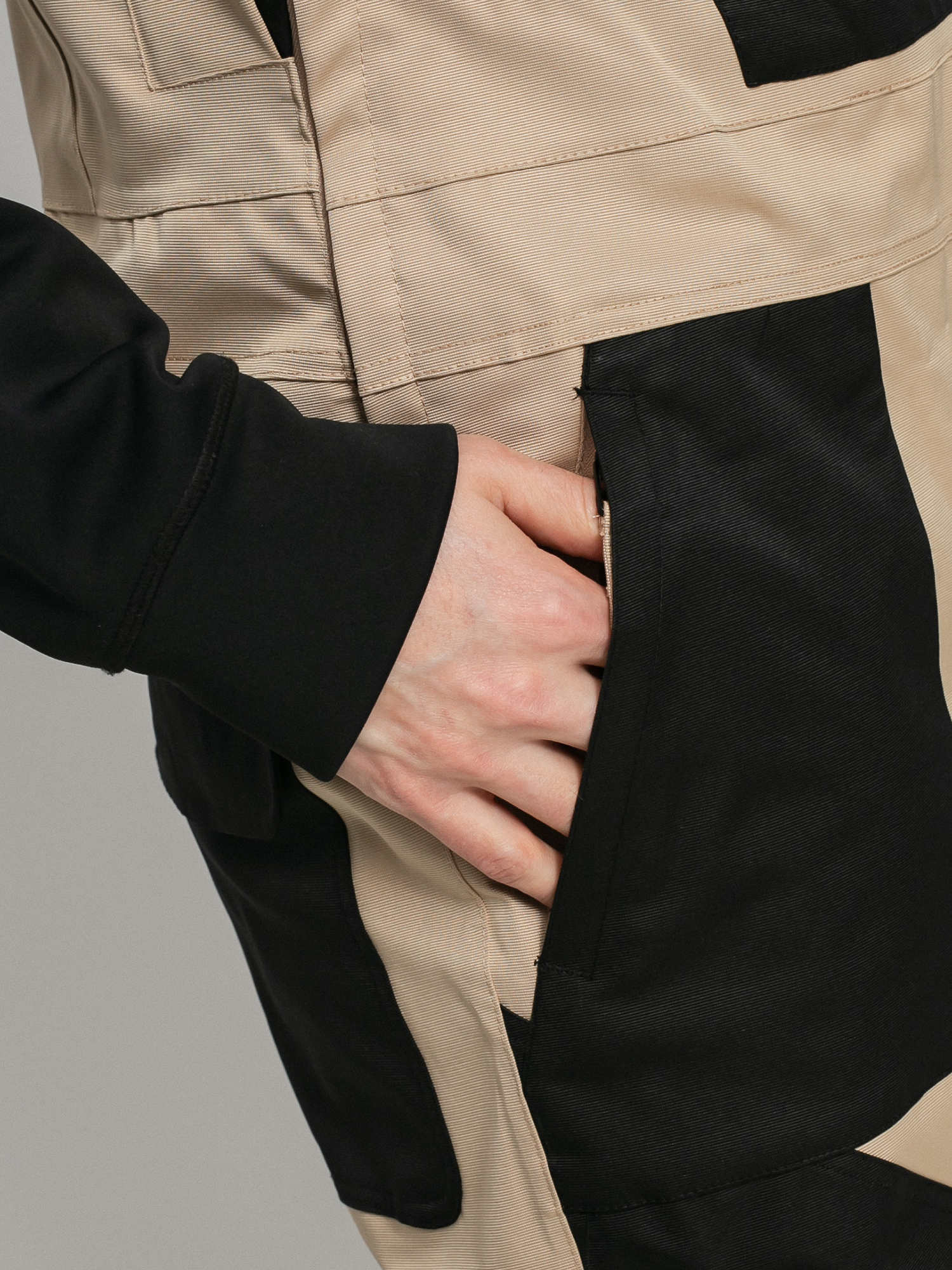 Férfi ThirtyTwo Basement Bib Snowboard nadrág (khaki)