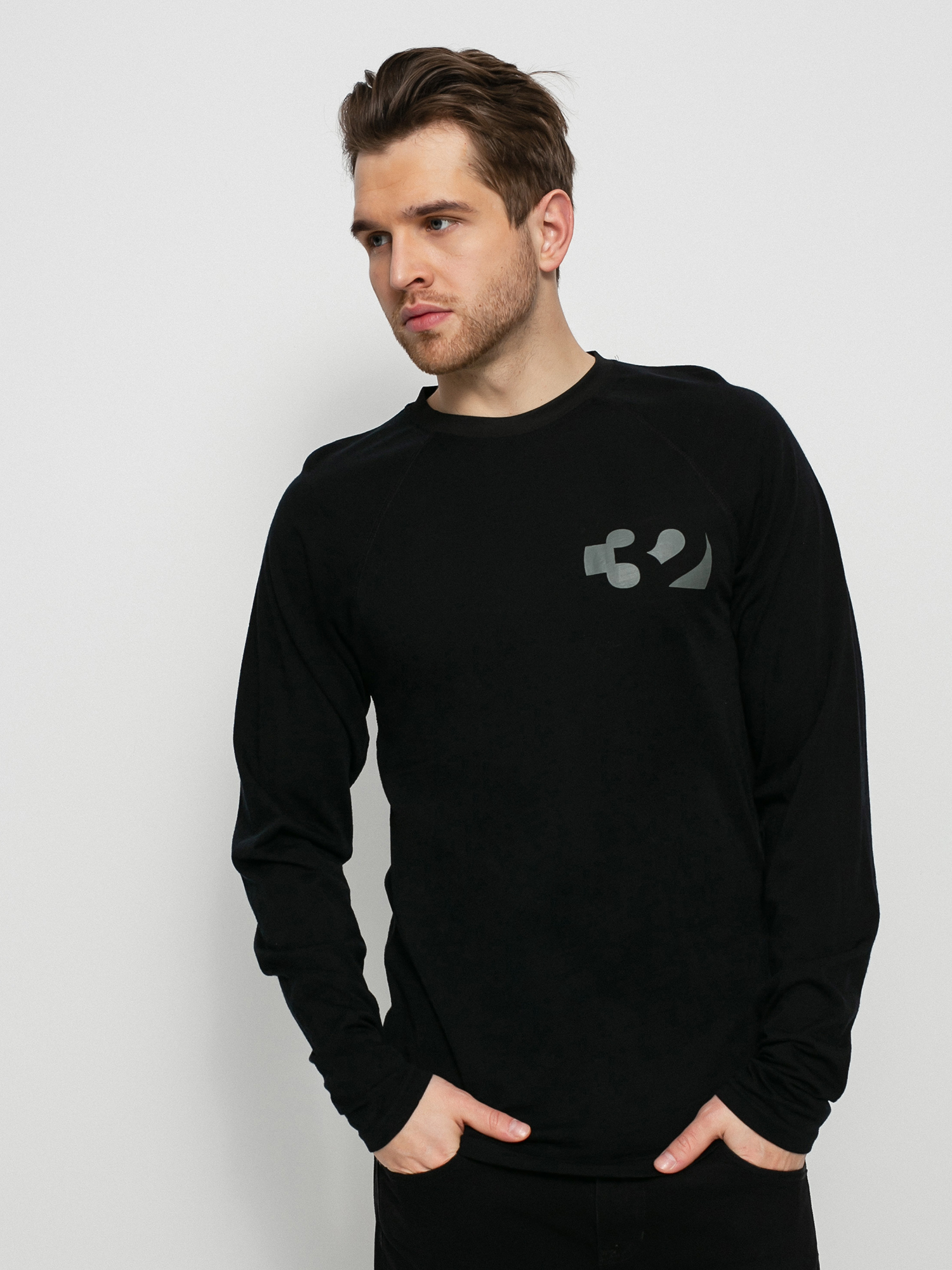 ThirtyTwo Ridelite  Merino Ls Shirt Alsónemű (black/olive)