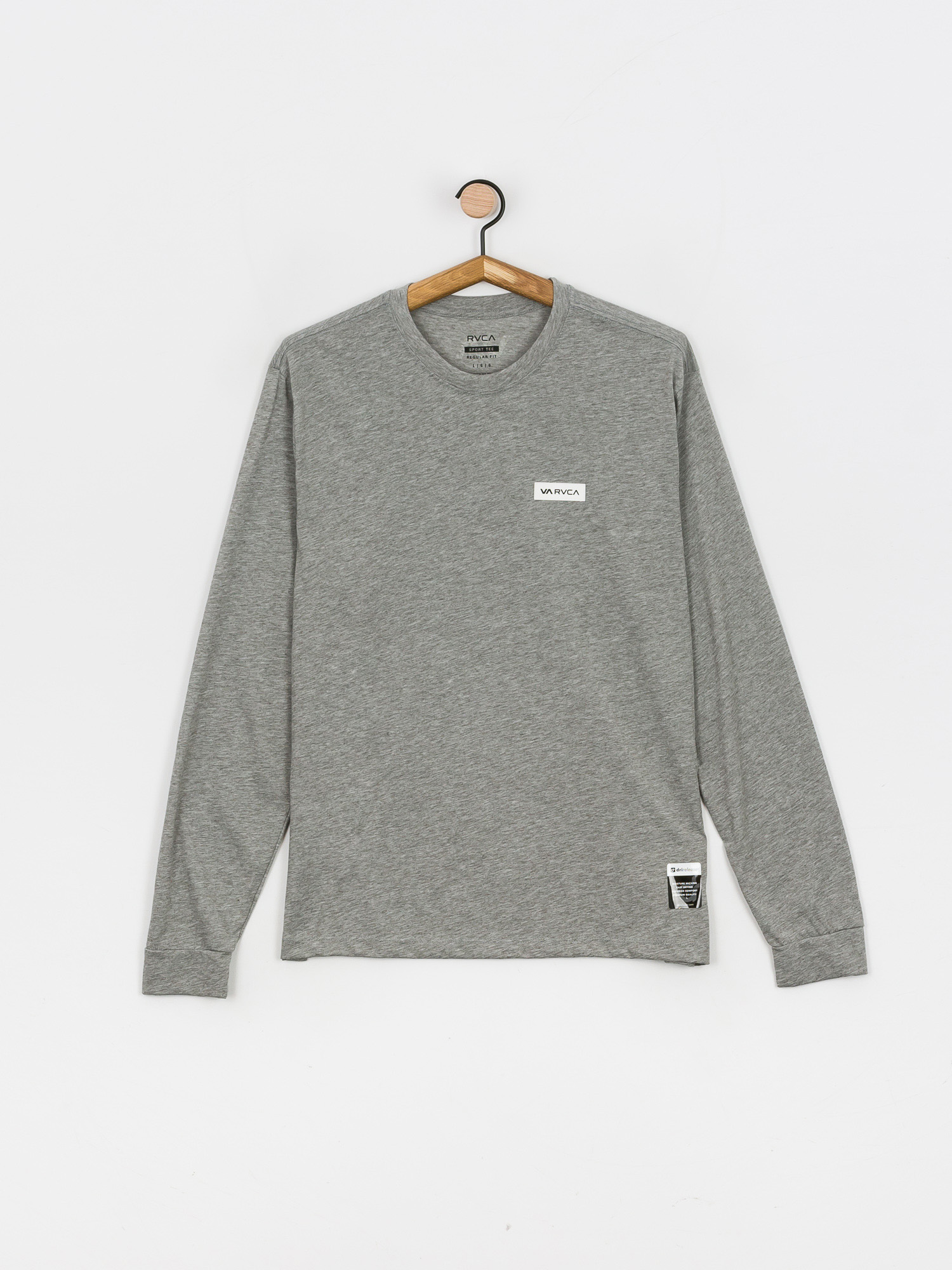 RVCA Icon Hosszú ujjú felső (heather grey)