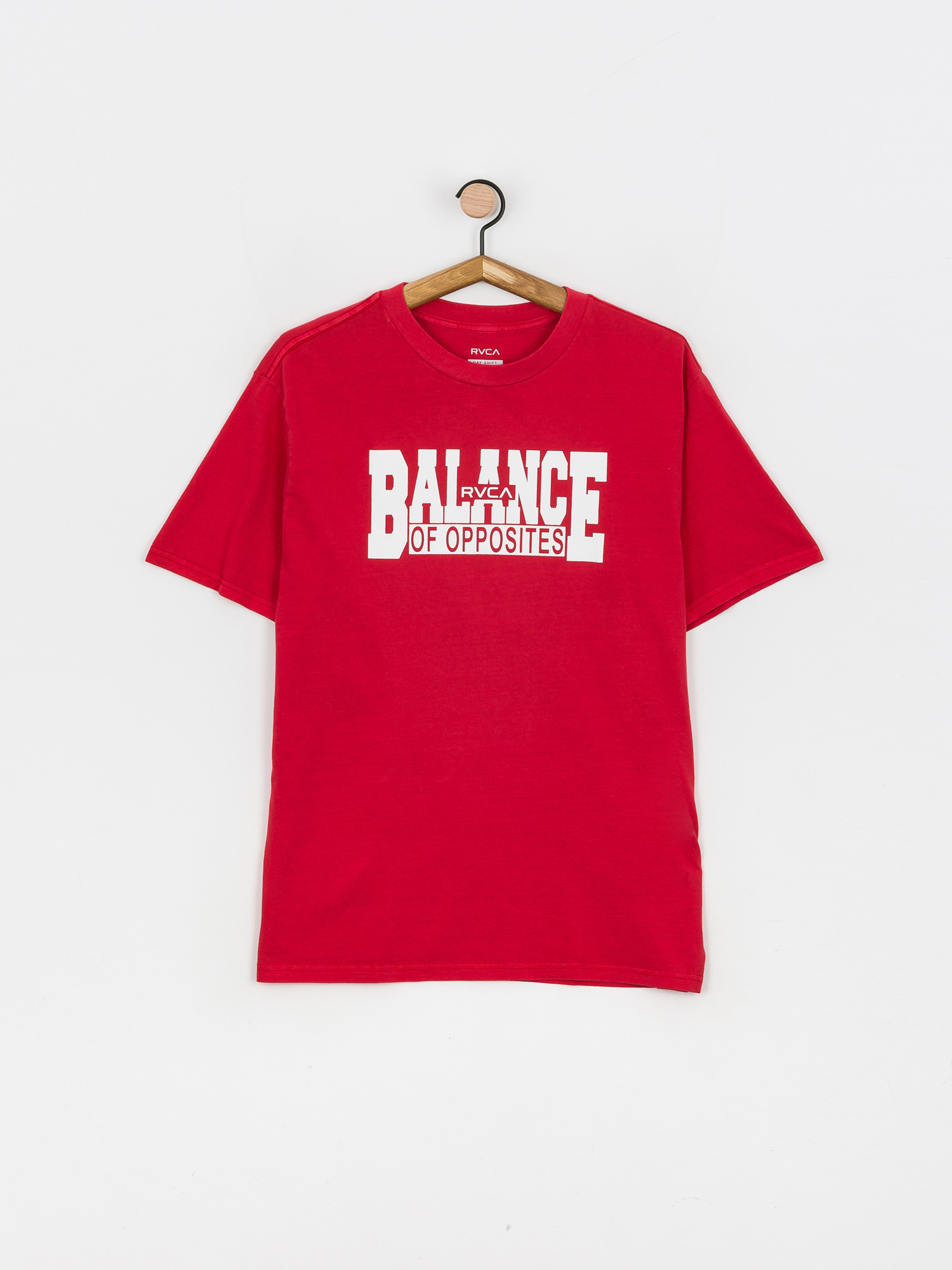 RVCA Rvca Balance Block póló (cherry)