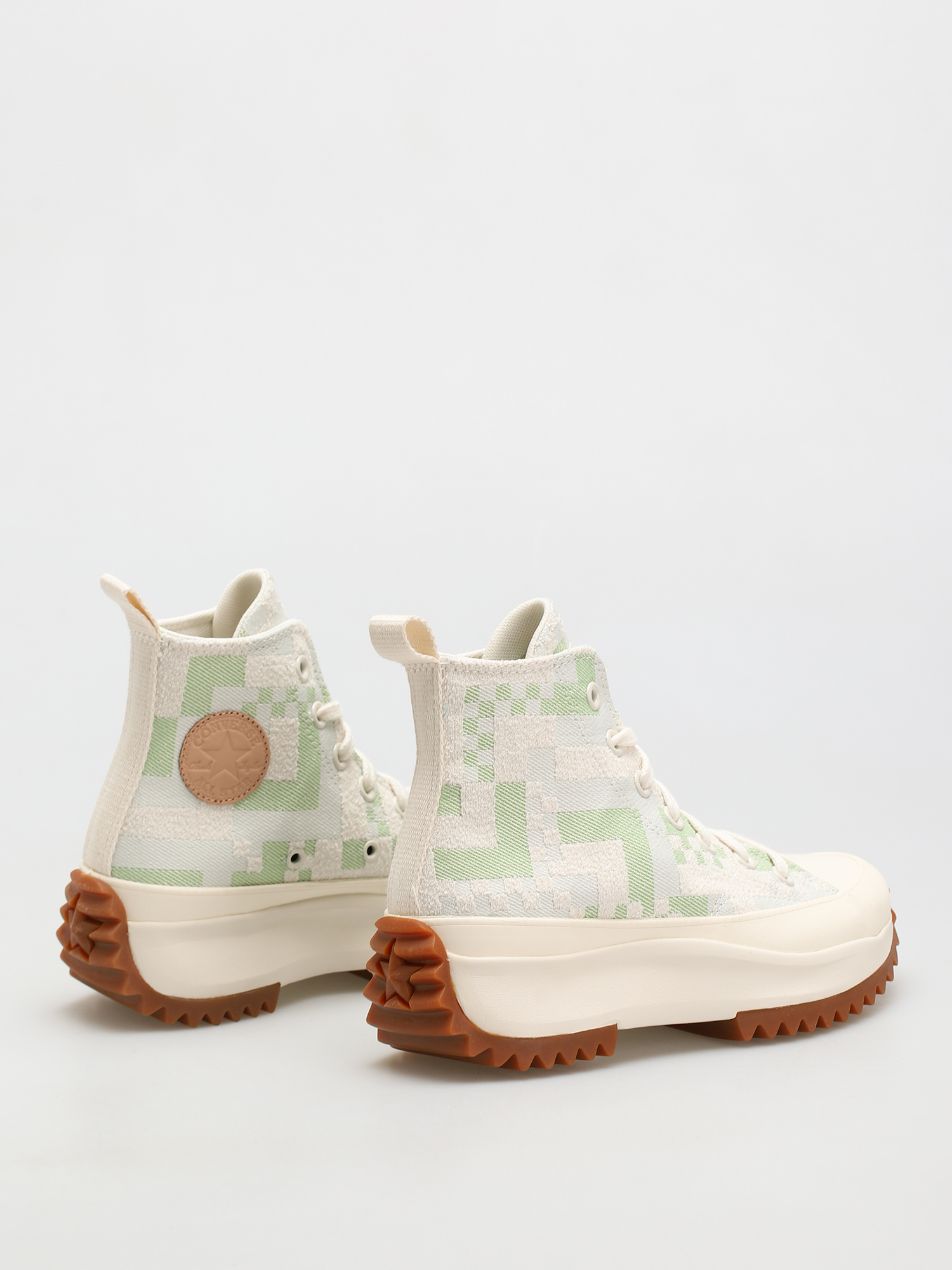 Converse Run Star Hike Hi Cipők (egret/virtual matcha)