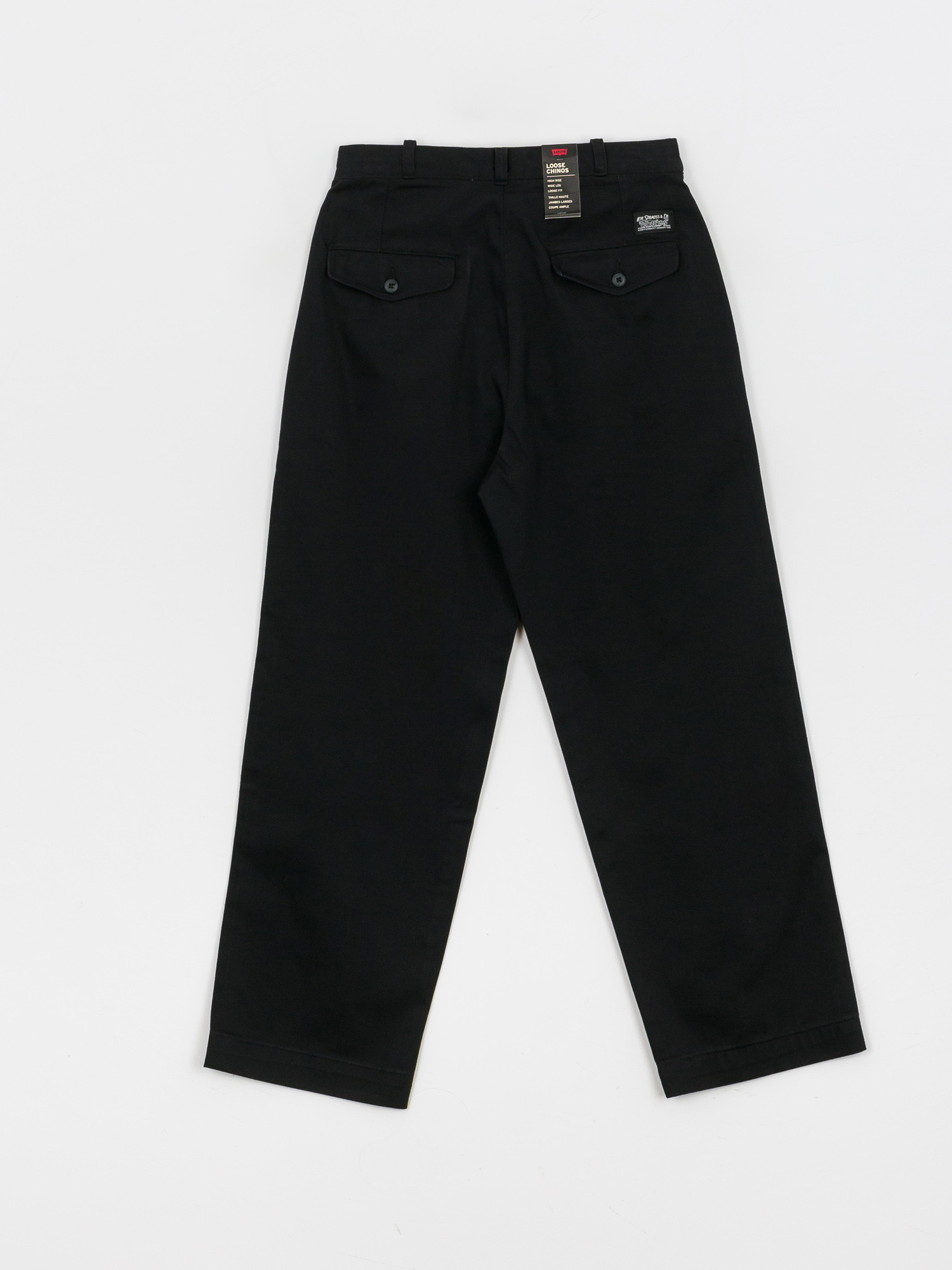 Levi's® Skate Loose Chino Kisnadrág (se black twill)