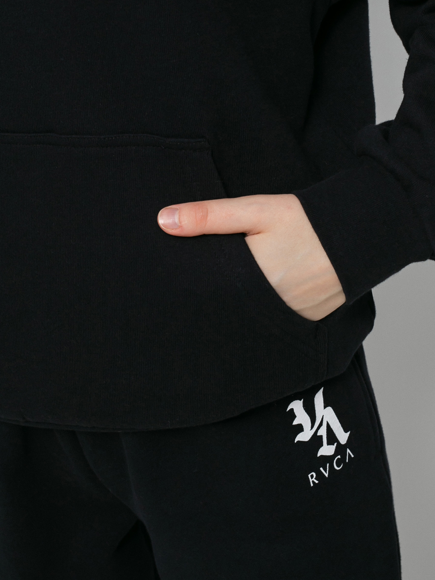 RVCA Mash Up HD Kapucnis pulóver Wmn (black)