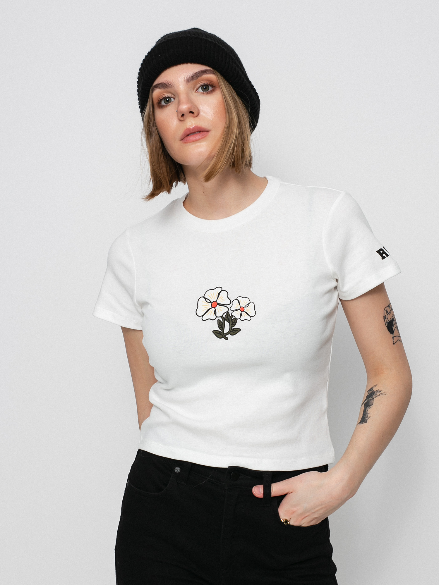 RVCA Soft At Heart póló Wmn (vintage white)