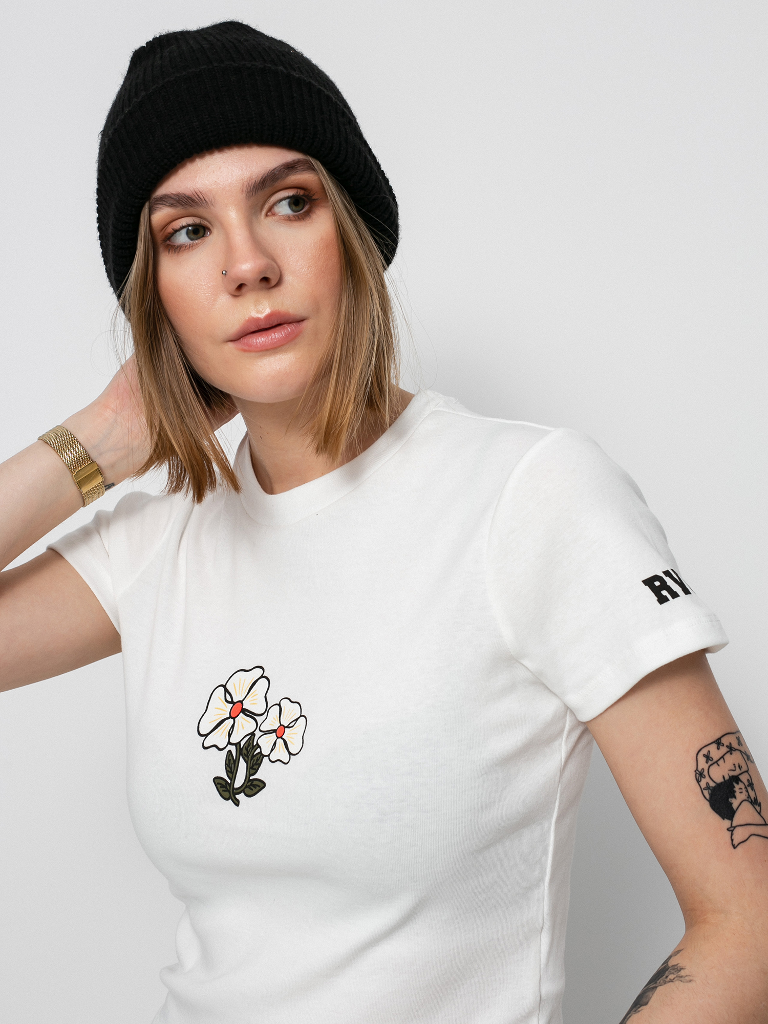 RVCA Soft At Heart póló Wmn (vintage white)