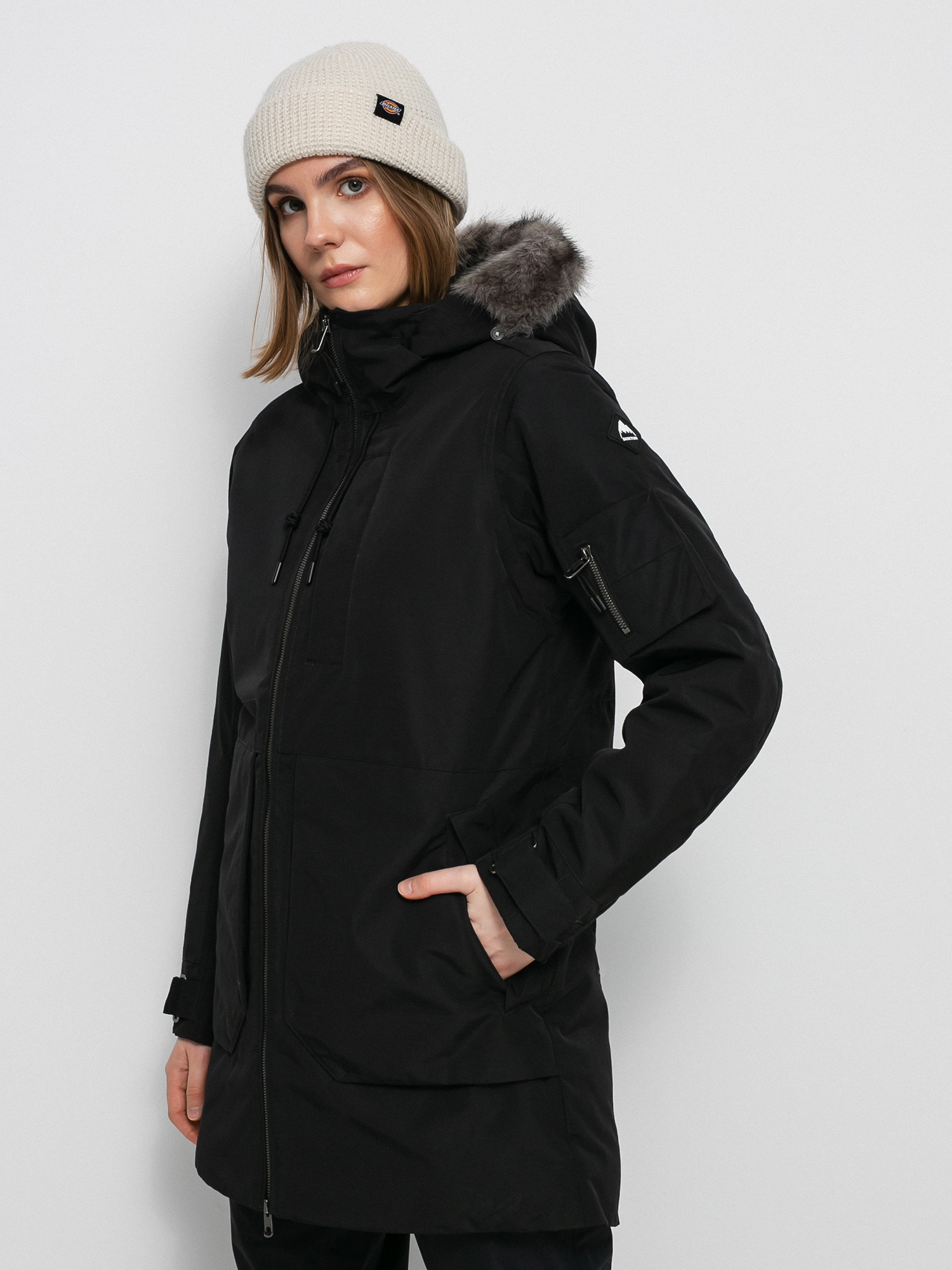 Burton Saxton Parka Dzseki Wmn (true black)