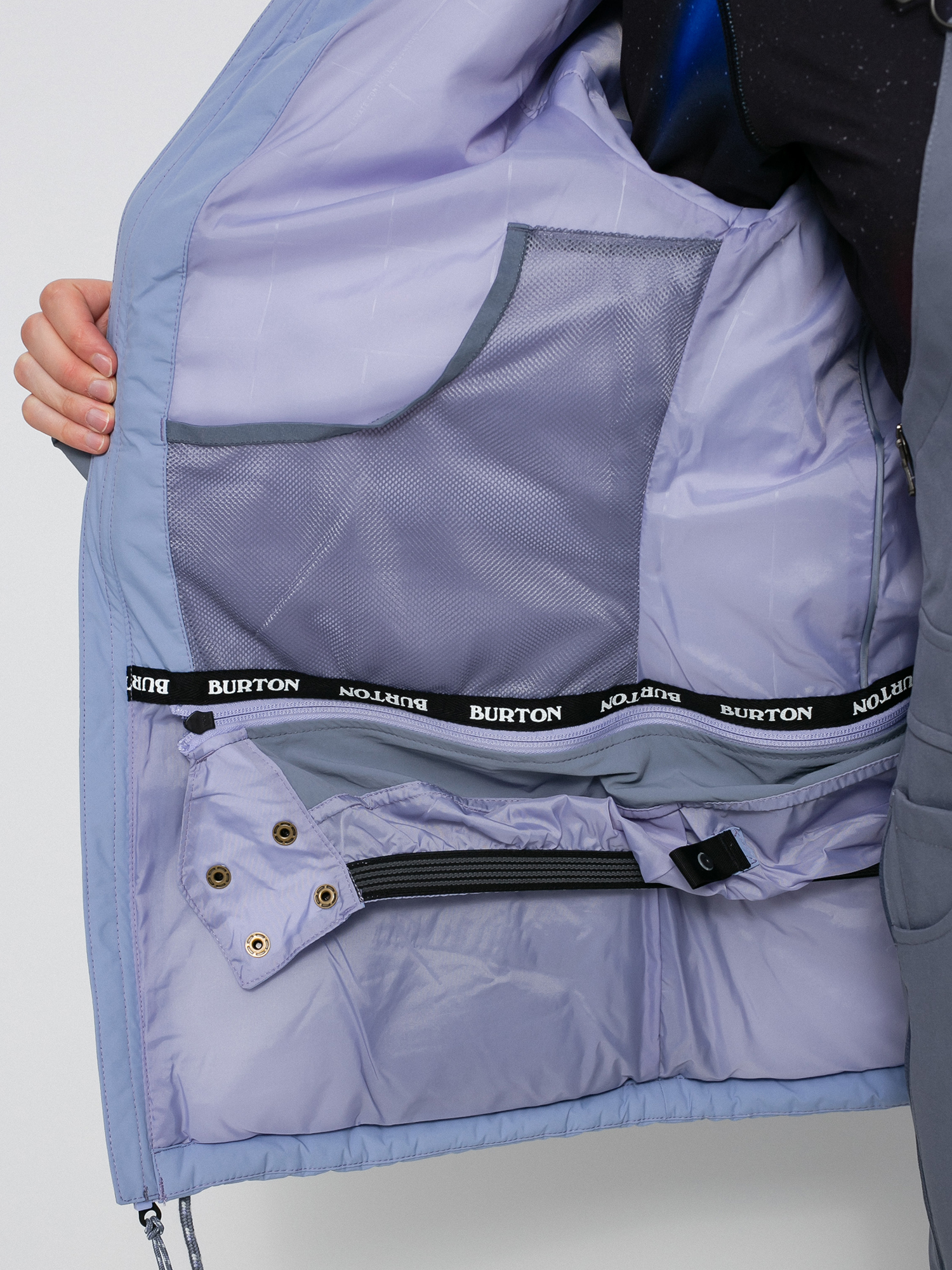 Női Burton Keelan Snowboard dzseki (foxglove violet/folkstone gray)